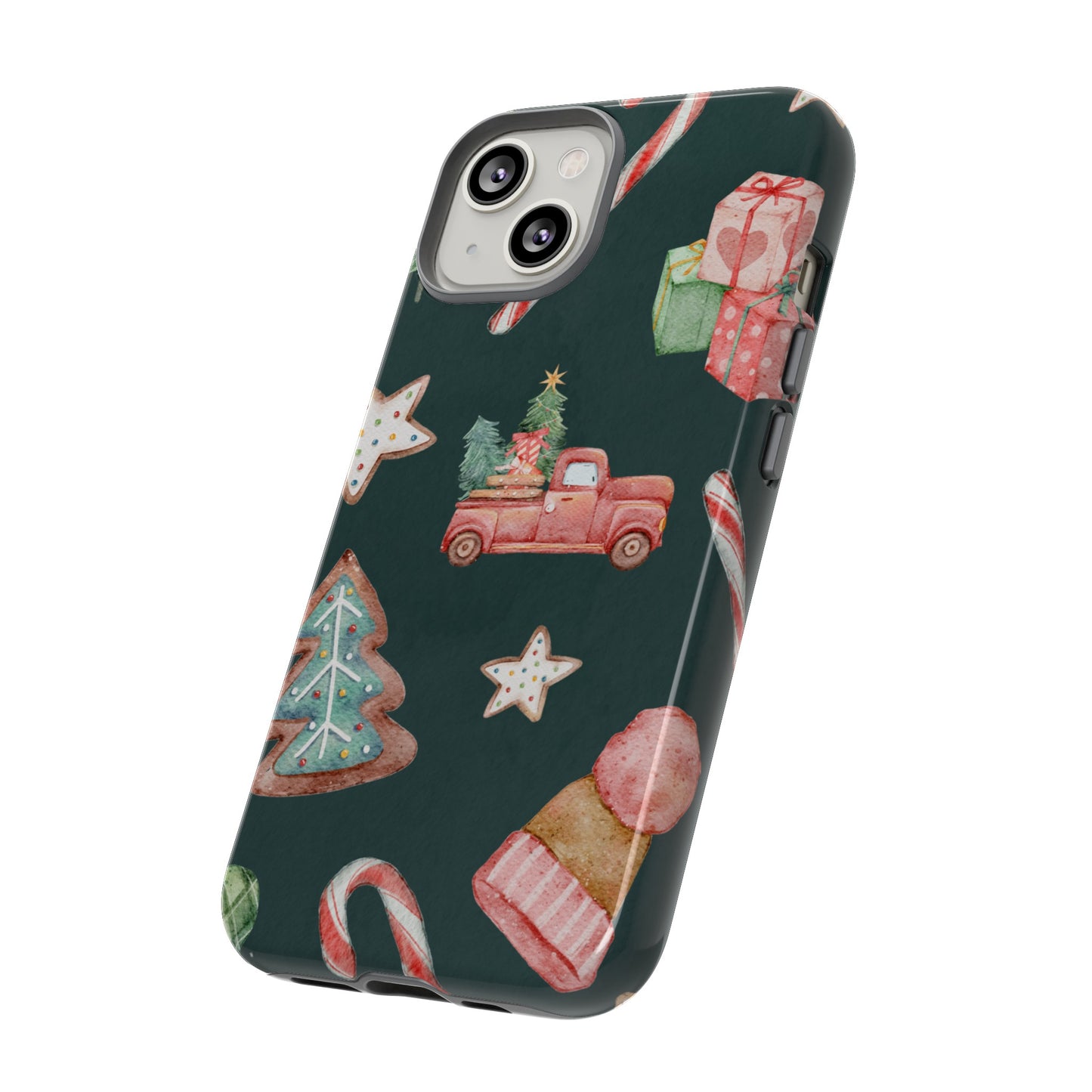 Festive Christmas Wallpaper Phone Case | iPhone 15 Plus/ Pro, 14, 13, 12| Google Pixel 7, Pro, 5| Samsung Galaxy S23 All Major Phone Models