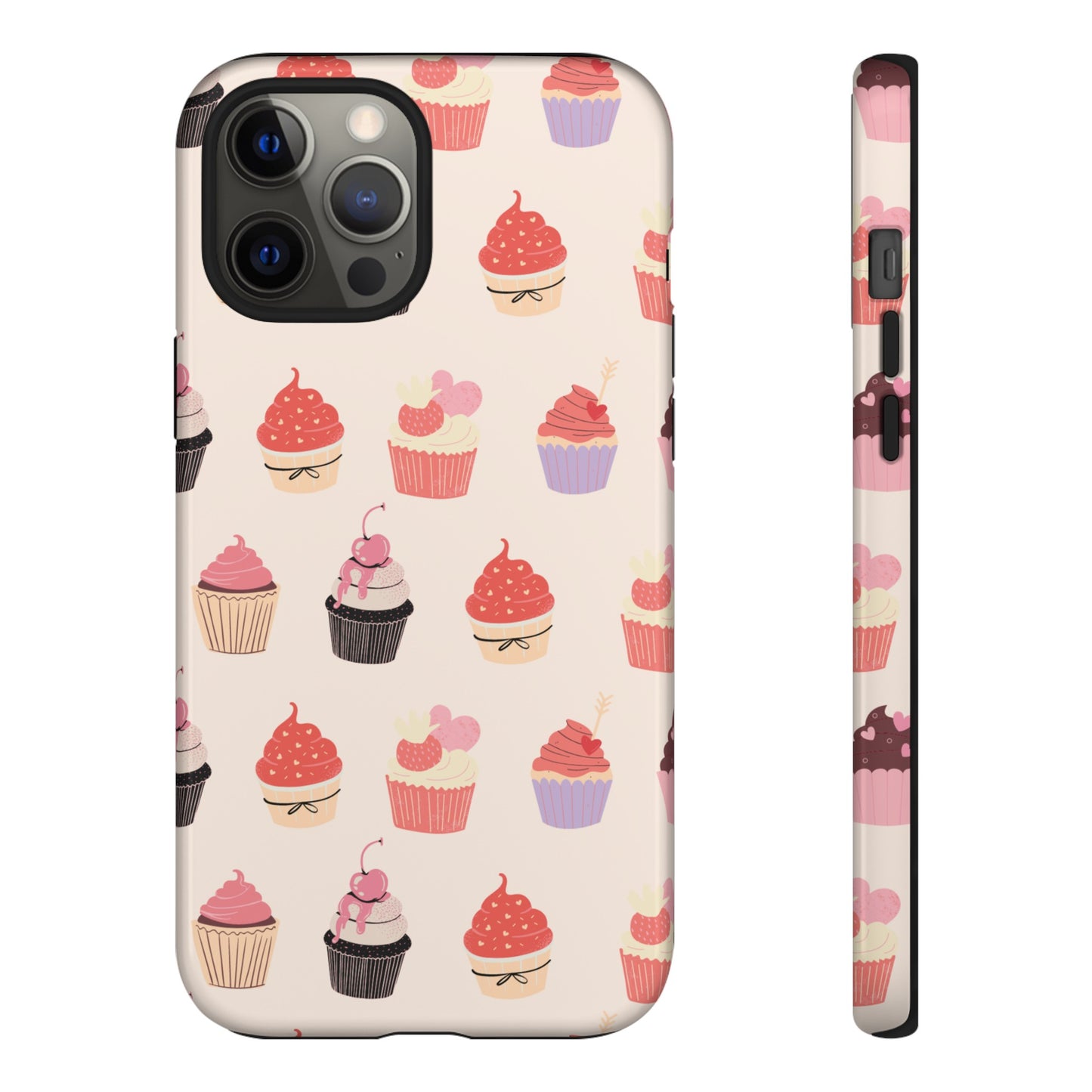 Cupcake Collage Wallpaper Phone Case | iPhone 15 Plus/ Pro, 14, 13, 12| Google Pixel 7, Pro, 5| Samsung Galaxy S23 All Major Phone Models