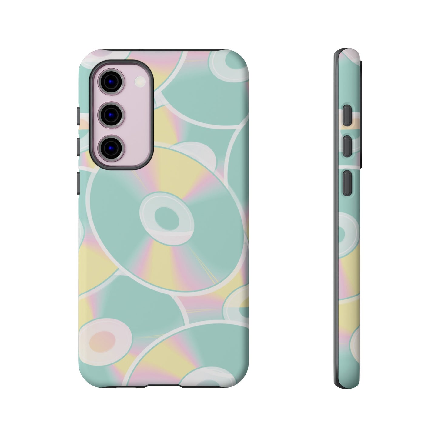 90's CD Wallpaper Phone Case | iPhone 15 Plus/ Pro, 14, 13, 12| Google Pixel 7, Pro, 5| Samsung Galaxy S23 All Major Phone Models