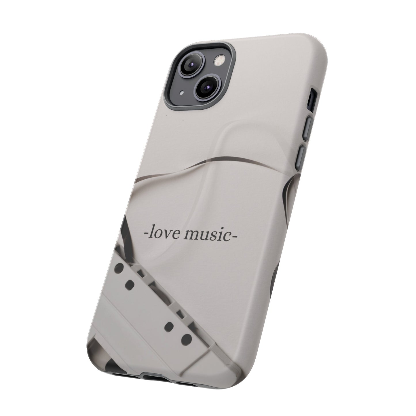 Love Music Wallpaper Phone Case | iPhone 15 Plus/ Pro, 14, 13, 12| Google Pixel 7, Pro, 5| Samsung Galaxy S23 All Major Phone Models