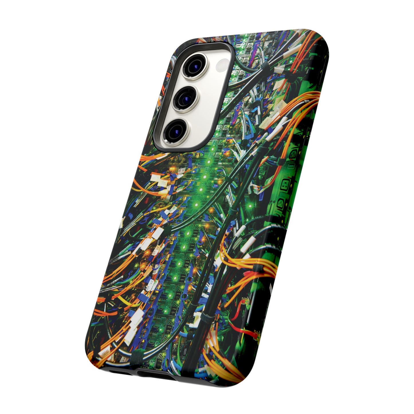 Green Computer Circuitboard Wallpaper Phone Case | iPhone 15 Plus/ Pro, 14, 13, 12| Google Pixel 7, Pro, 5| Samsung Galaxy S23 All Major Phone Models