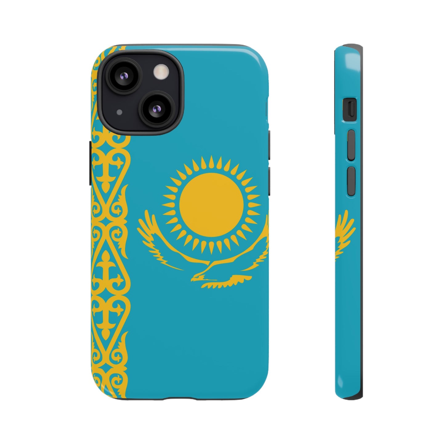 Kazakhstan Flag Phone Case | iPhone 15 Plus/ Pro, 14, 13, 12| Google Pixel 7, Pro, 5| Samsung Galaxy S23 All Major Phone Models