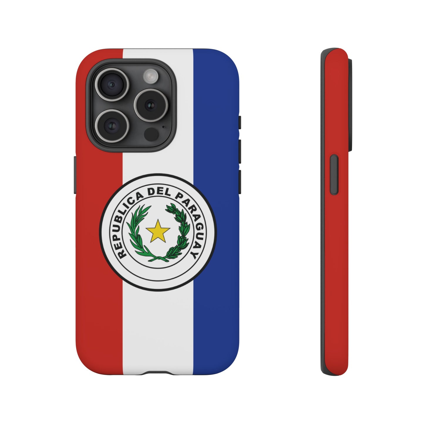 Paraguay Flag Phone Case | iPhone 15 Plus/ Pro, 14, 13, 12| Google Pixel 7, Pro, 5| Samsung Galaxy S23 All Major Phone Models