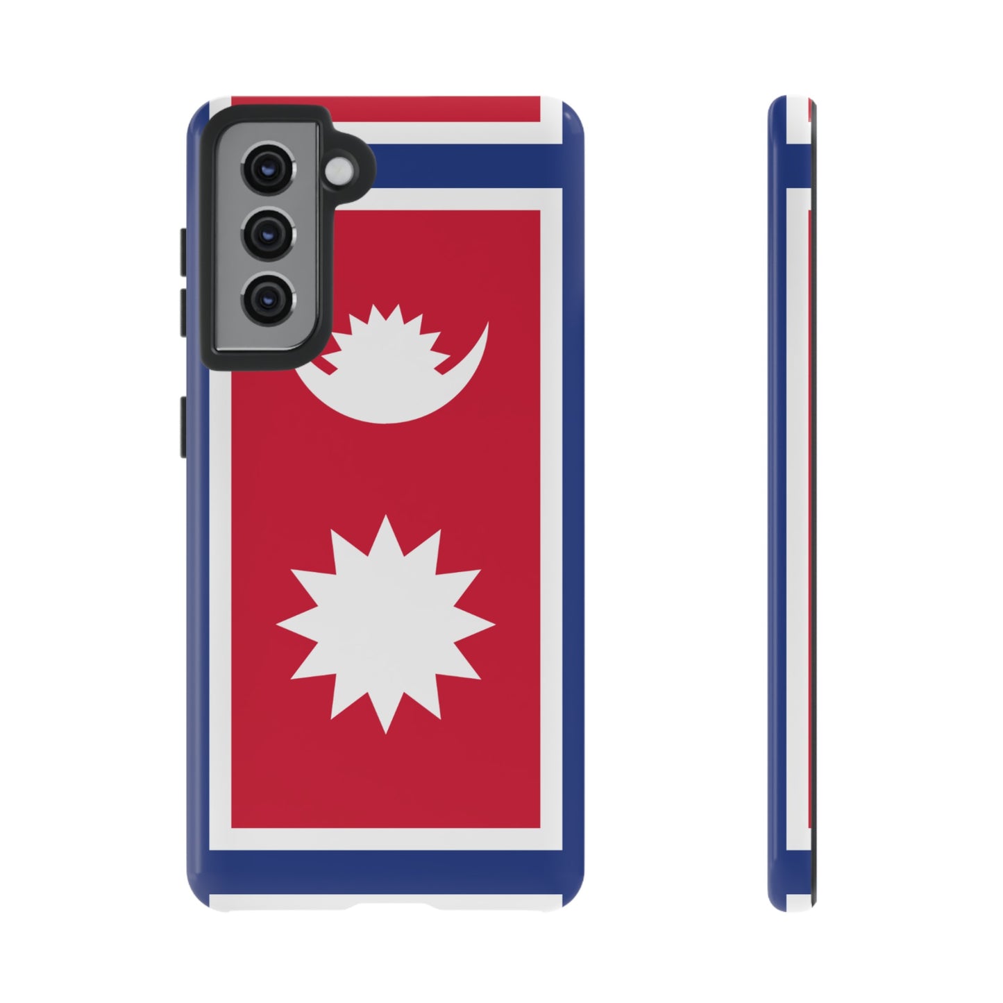 Nepal Flag Phone Case | iPhone 15 Plus/ Pro, 14, 13, 12| Google Pixel 7, Pro, 5| Samsung Galaxy S23 All Major Phone Models