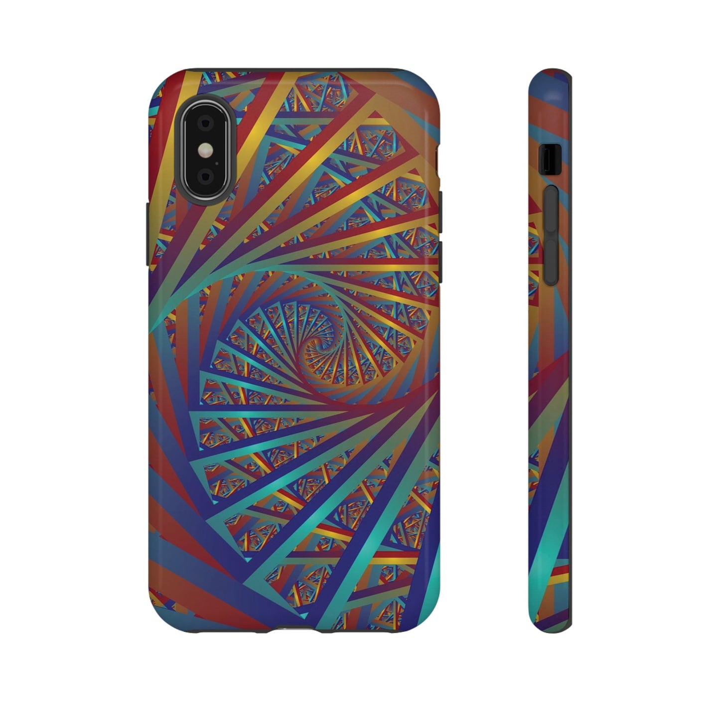 Colourful Spiral Wallpaper Phone Case | iPhone 15 Plus/ Pro, 14, 13, 12| Google Pixel 7, Pro, 5| Samsung Galaxy S23 All Major Phone Models