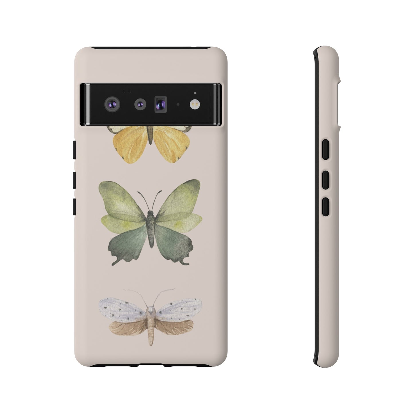 Three Butterflies Wallpaper Phone Case | iPhone 15 Plus/ Pro, 14, 13, 12| Google Pixel 7, Pro, 5| Samsung Galaxy S23 All Major Phone Models