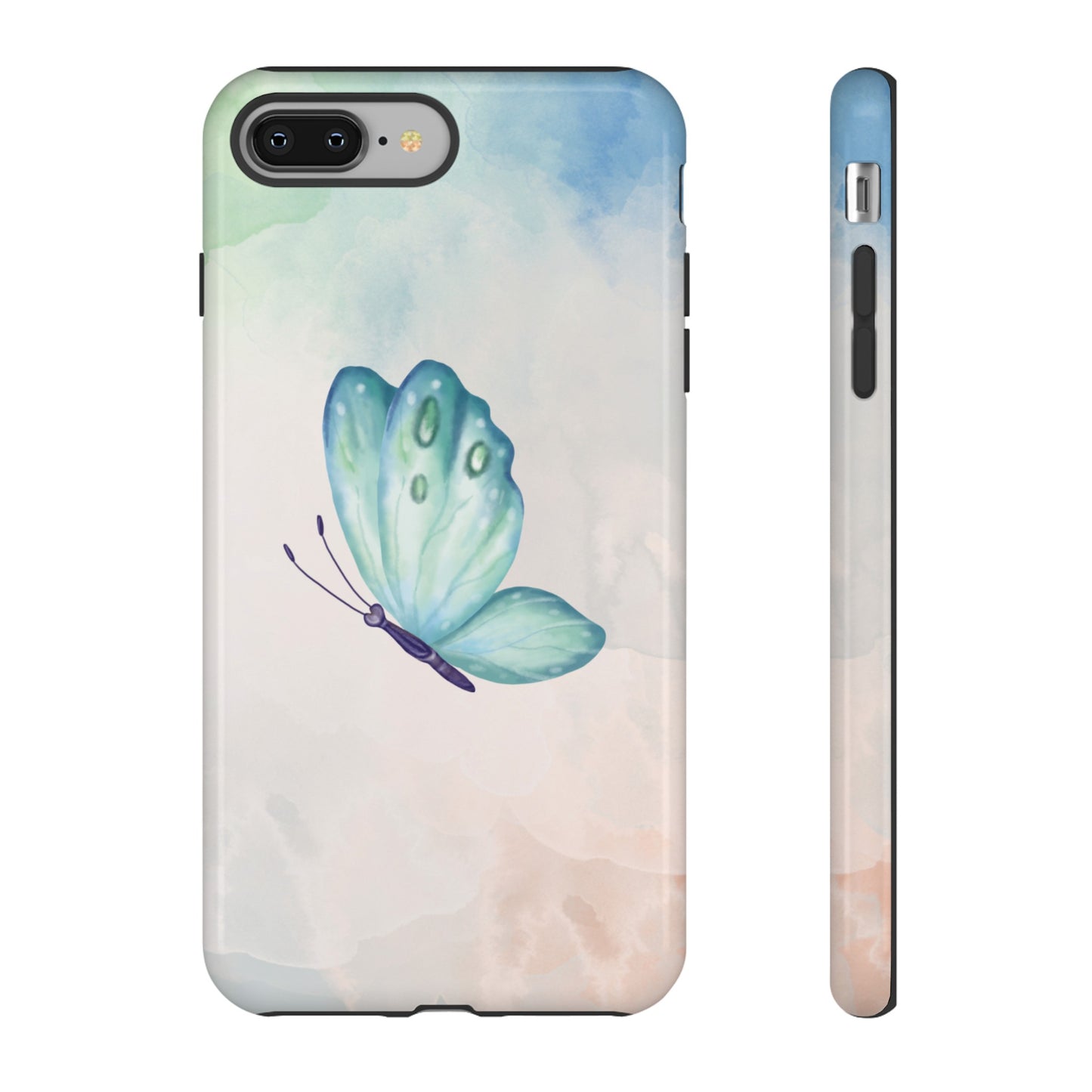 Blue Butterfly Wallpaper Phone Case  | iPhone 15 Plus/ Pro, 14, 13, 12| Google Pixel 7, Pro, 5| Samsung Galaxy S23 All Major Phone Models