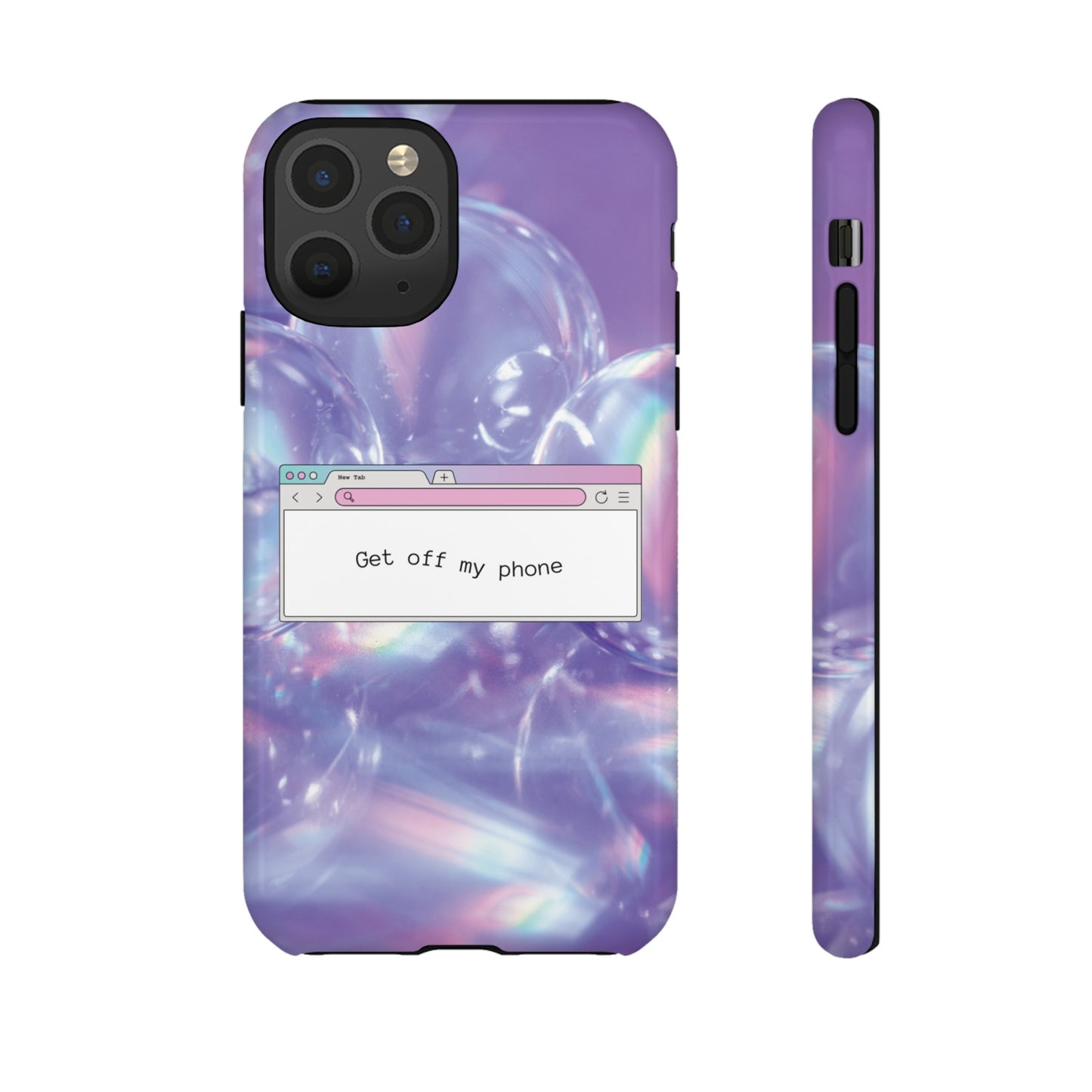 Get Off My Phone Wallpaper Phone Case | iPhone 15 Plus/ Pro, 14, 13, 12| Google Pixel 7, Pro, 5| Samsung Galaxy S23 All Major Phone Models