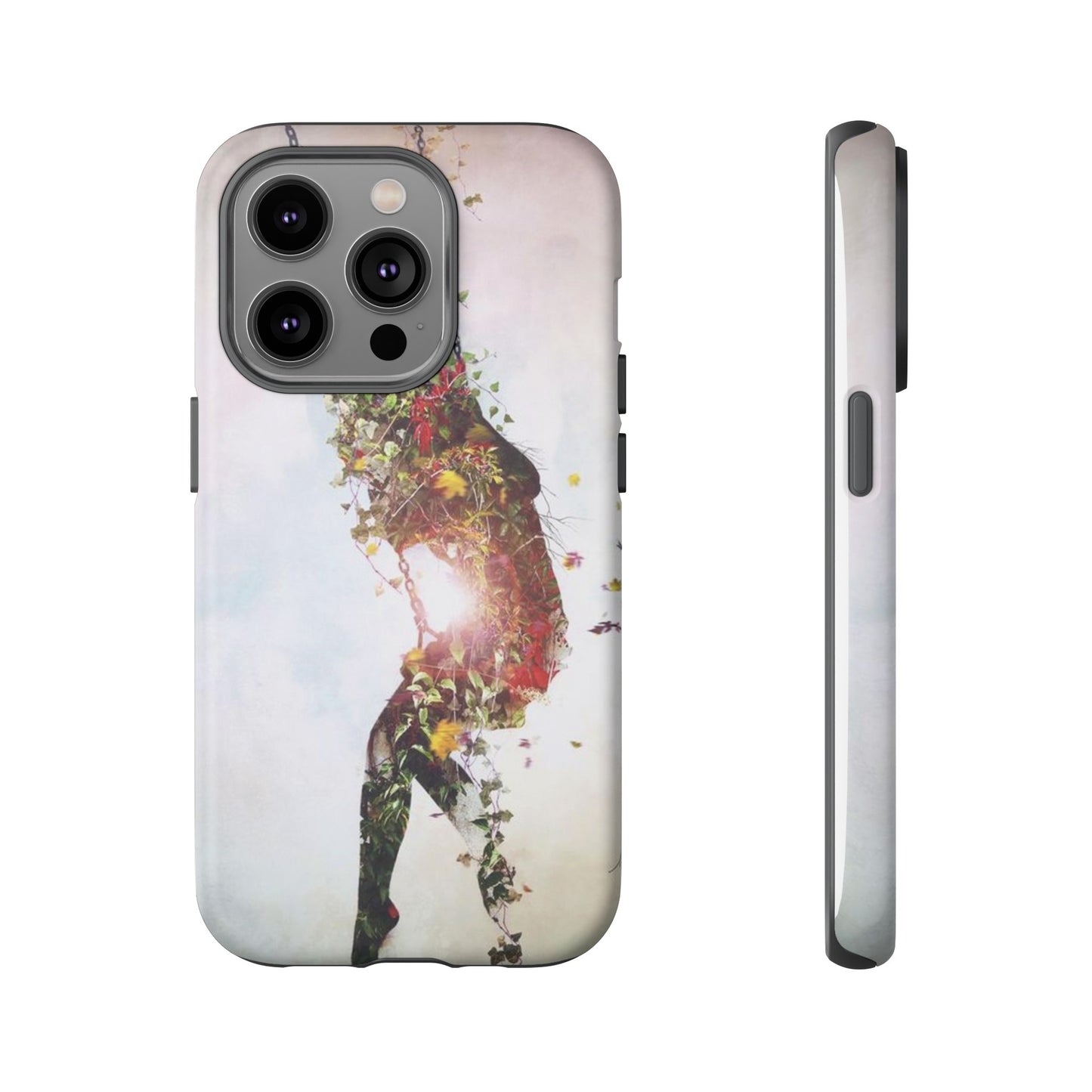 Flower Swing Girl Wallpaper Phone Case | iPhone 15 Plus/ Pro, 14, 13, 12| Google Pixel 7, Pro, 5| Samsung Galaxy S23 All Major Phone Models