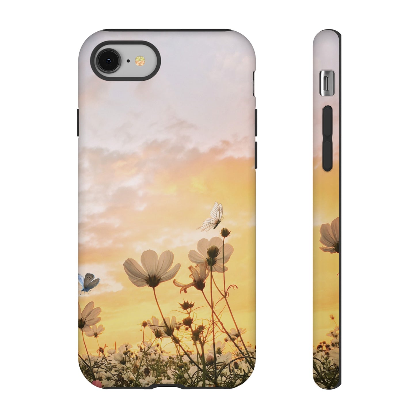 Flowers At Sunset Wallpaper Phone Case | iPhone 15 Plus/ Pro, 14, 13, 12| Google Pixel 7, Pro, 5| Samsung Galaxy S23 All Major Phone Models