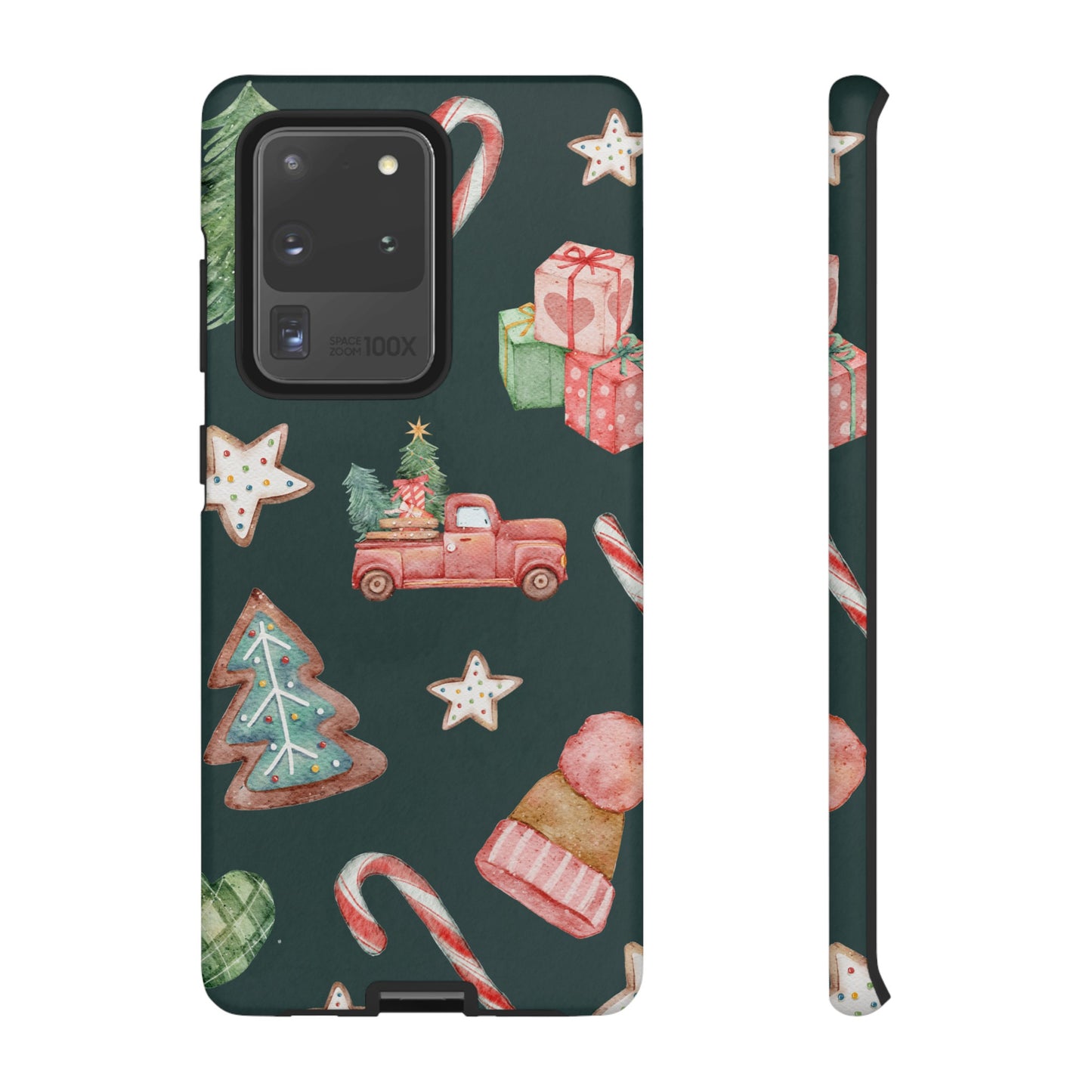 Festive Christmas Wallpaper Phone Case | iPhone 15 Plus/ Pro, 14, 13, 12| Google Pixel 7, Pro, 5| Samsung Galaxy S23 All Major Phone Models