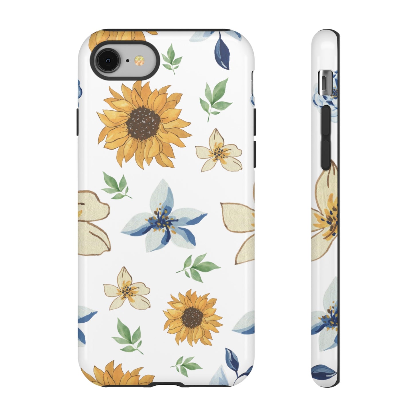 Beautiful Watercolour Flower Wallpaper Phone Case | iPhone 15 Plus/ Pro, 14, 13, 12| Google Pixel 7, Pro, 5| Samsung Galaxy S23 All Major Phone Models