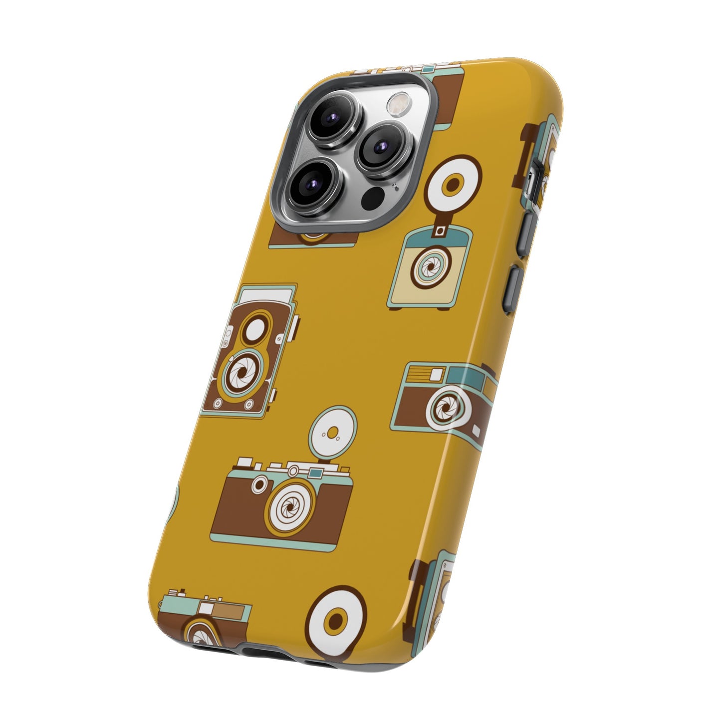 Vintage Camera Wallpaper Phone Case | iPhone 15 Plus/ Pro, 14, 13, 12| Google Pixel 7, Pro, 5| Samsung Galaxy S23 All Major Phone Models