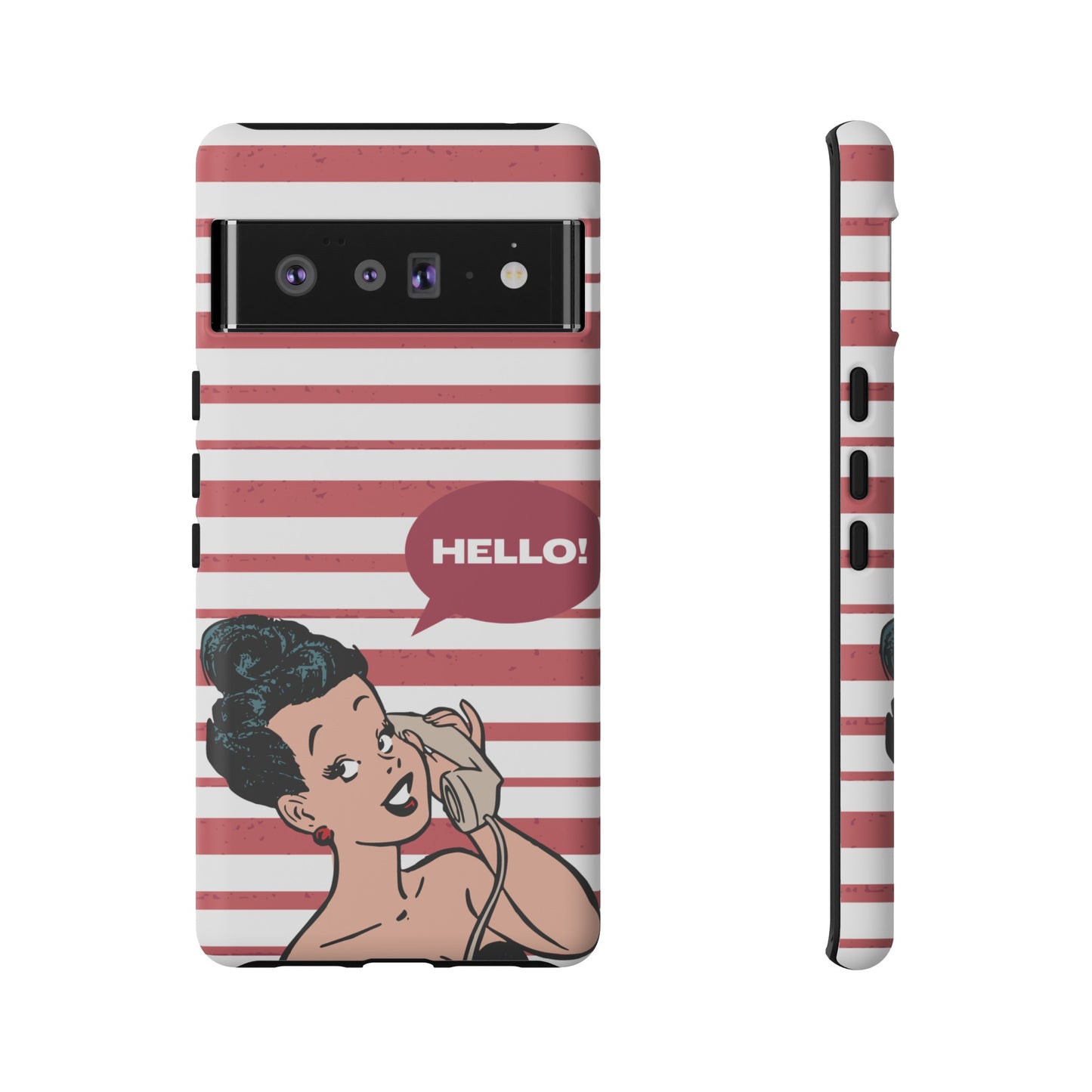 Hello! Wallpaper Phone Case | iPhone 15 Plus/ Pro, 14, 13, 12| Google Pixel 7, Pro, 5| Samsung Galaxy S23 All Major Phone Models