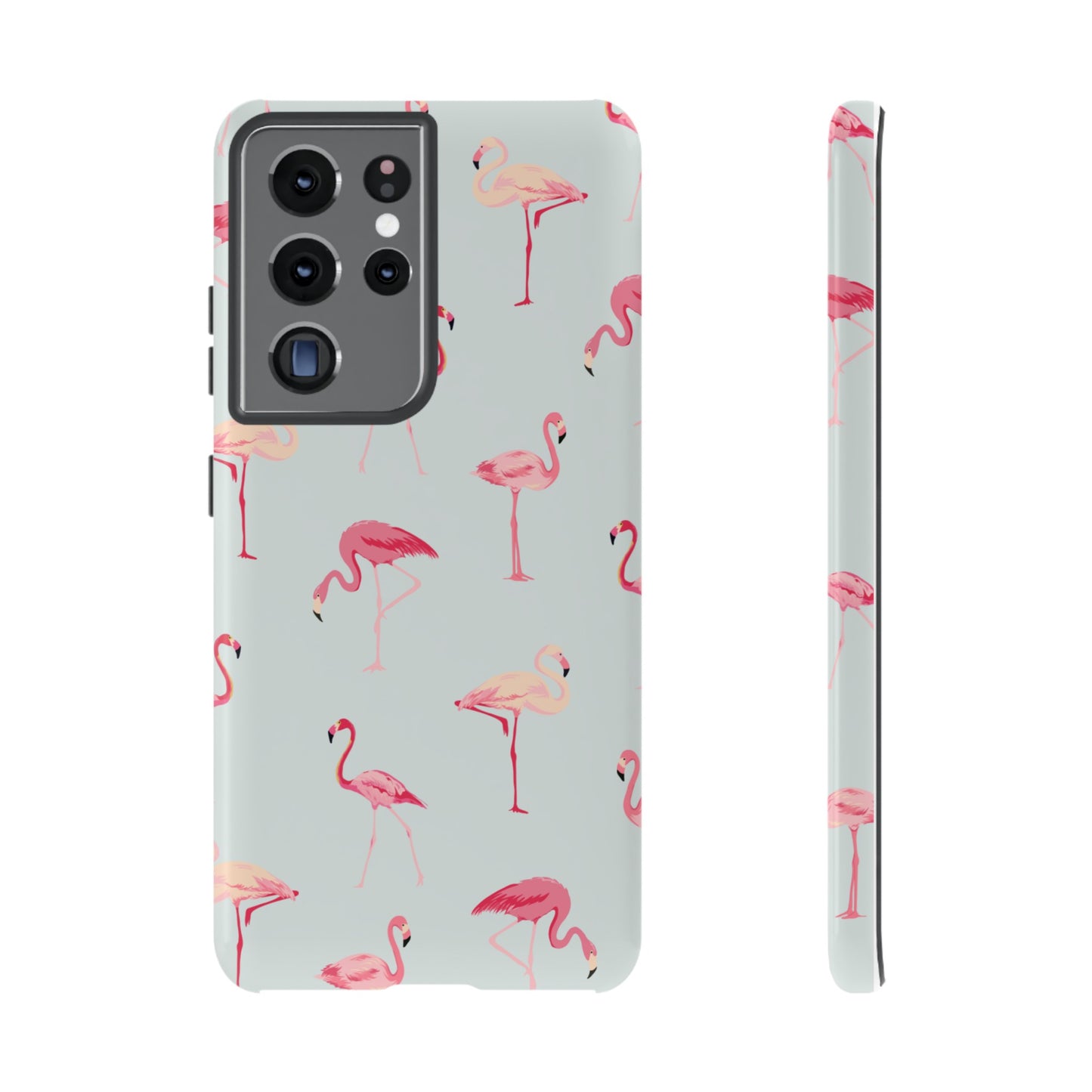 Flamingo Wallpaper Phone Case | iPhone 15 Plus/ Pro, 14, 13, 12| Google Pixel 7, Pro, 5| Samsung Galaxy S23 All Major Phone Models