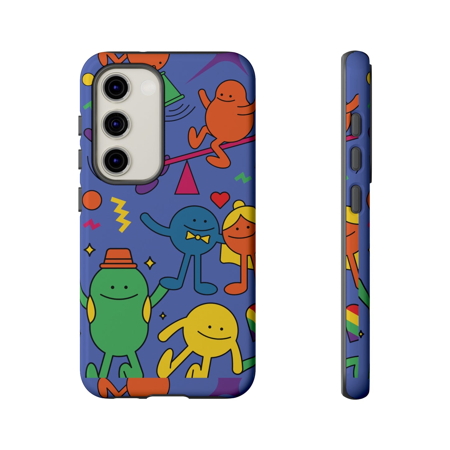 Colourful Cartoon Wallpaper Phone Case | iPhone 15 Plus/ Pro, 14, 13, 12| Google Pixel 7, Pro, 5| Samsung Galaxy S23 All Major Phone Models