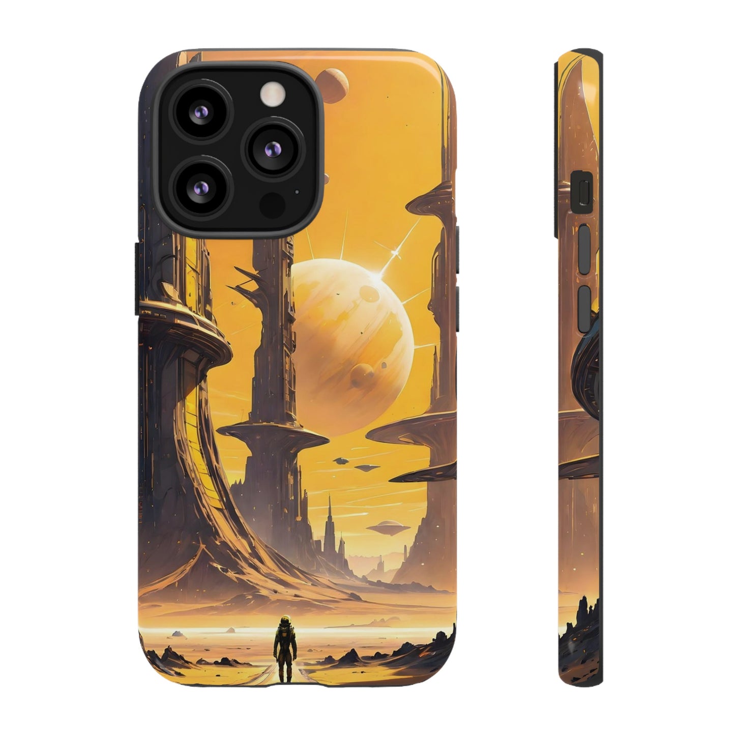 Distant Planets Sci Fi Wallpaper Phone Case | iPhone 15 Plus/ Pro, 14, 13, 12| Google Pixel 7, Pro, 5| Samsung Galaxy S23 All Major Phone Models