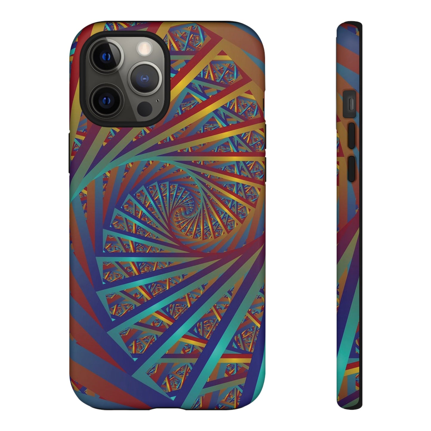 Colourful Spiral Wallpaper Phone Case | iPhone 15 Plus/ Pro, 14, 13, 12| Google Pixel 7, Pro, 5| Samsung Galaxy S23 All Major Phone Models