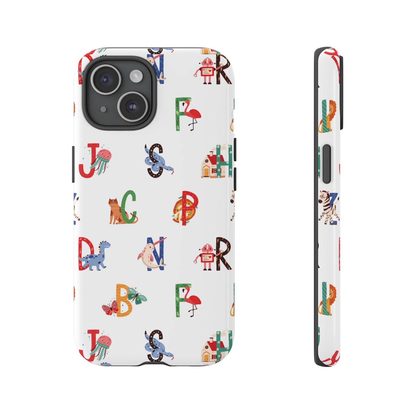 Alphabet Wallpaper Phone Case| iPhone 15 Plus/ Pro, 14, 13, 12| Google Pixel 7, Pro, 5| Samsung Galaxy S23 All Major Phone Models