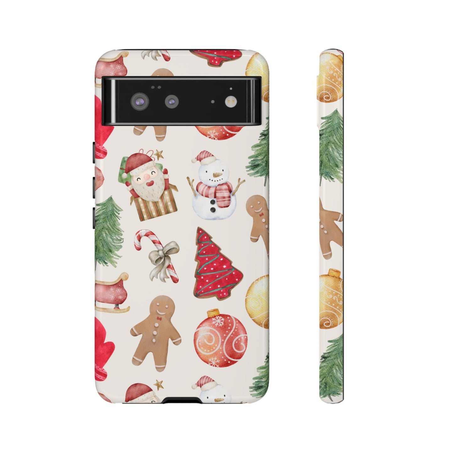 Collage Christmas Wallpaper Phone Case | iPhone 15 Plus/ Pro, 14, 13, 12| Google Pixel 7, Pro, 5| Samsung Galaxy S23 All Major Phone Models