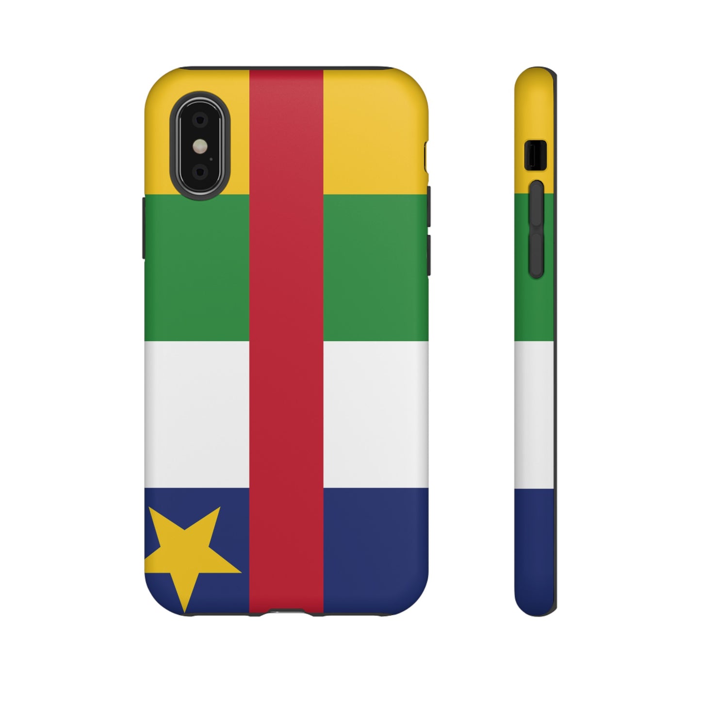 Central African Republic Flag Phone Case | iPhone 15 Plus/ Pro, 14, 13, 12| Google Pixel 7, Pro, 5| Samsung Galaxy S23 All Major Phone Models