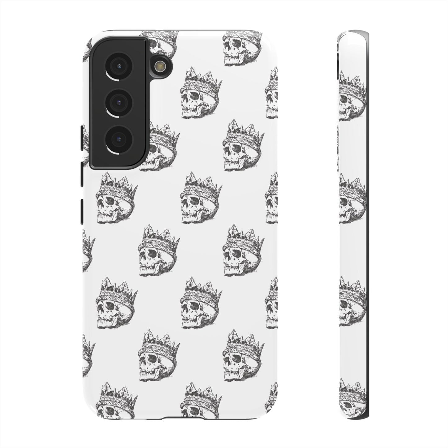 Skull Wallpaper Phone Case | iPhone 15 Plus/ Pro, 14, 13, 12| Google Pixel 7, Pro, 5| Samsung Galaxy S23 All Major Phone Models