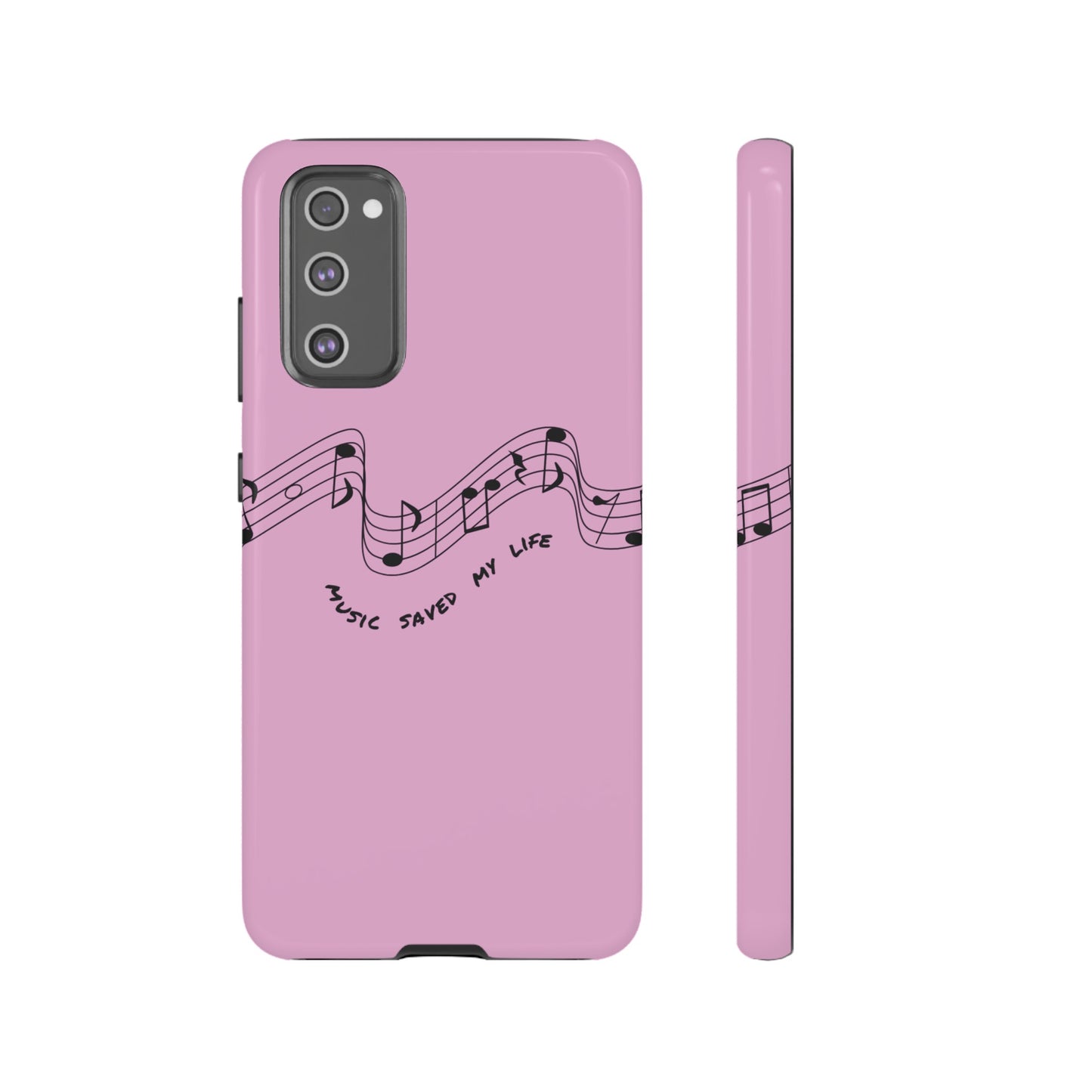 Music Saved My Life Wallpaper Phone Case | iPhone 15 Plus/ Pro, 14, 13, 12| Google Pixel 7, Pro, 5| Samsung Galaxy S23 All Major Phone Models