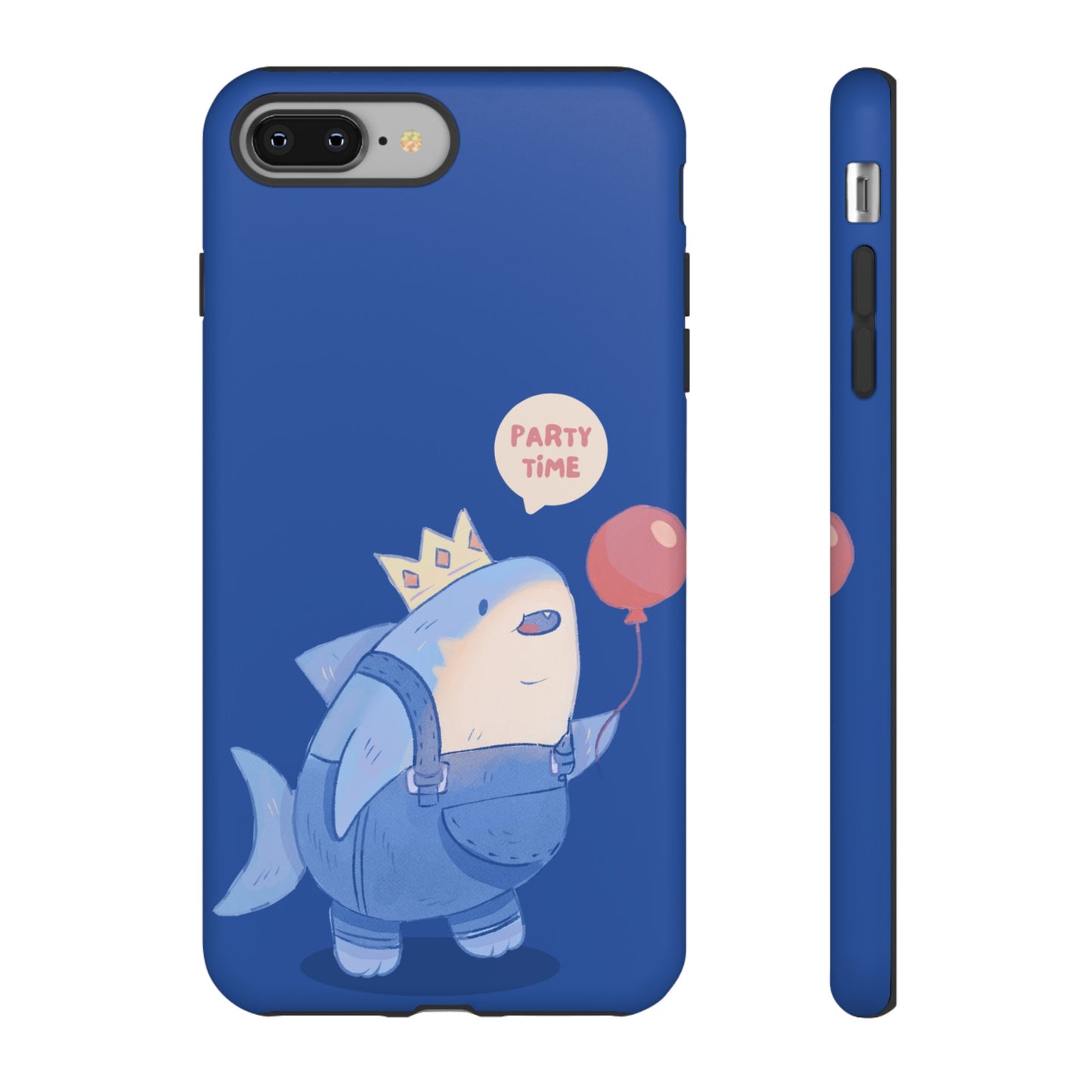 Shark Party Time Phone Case | iPhone 15 Plus/ Pro, 14, 13, 12| Google Pixel 7, Pro, 5| Samsung Galaxy S23 All Major Phone Models