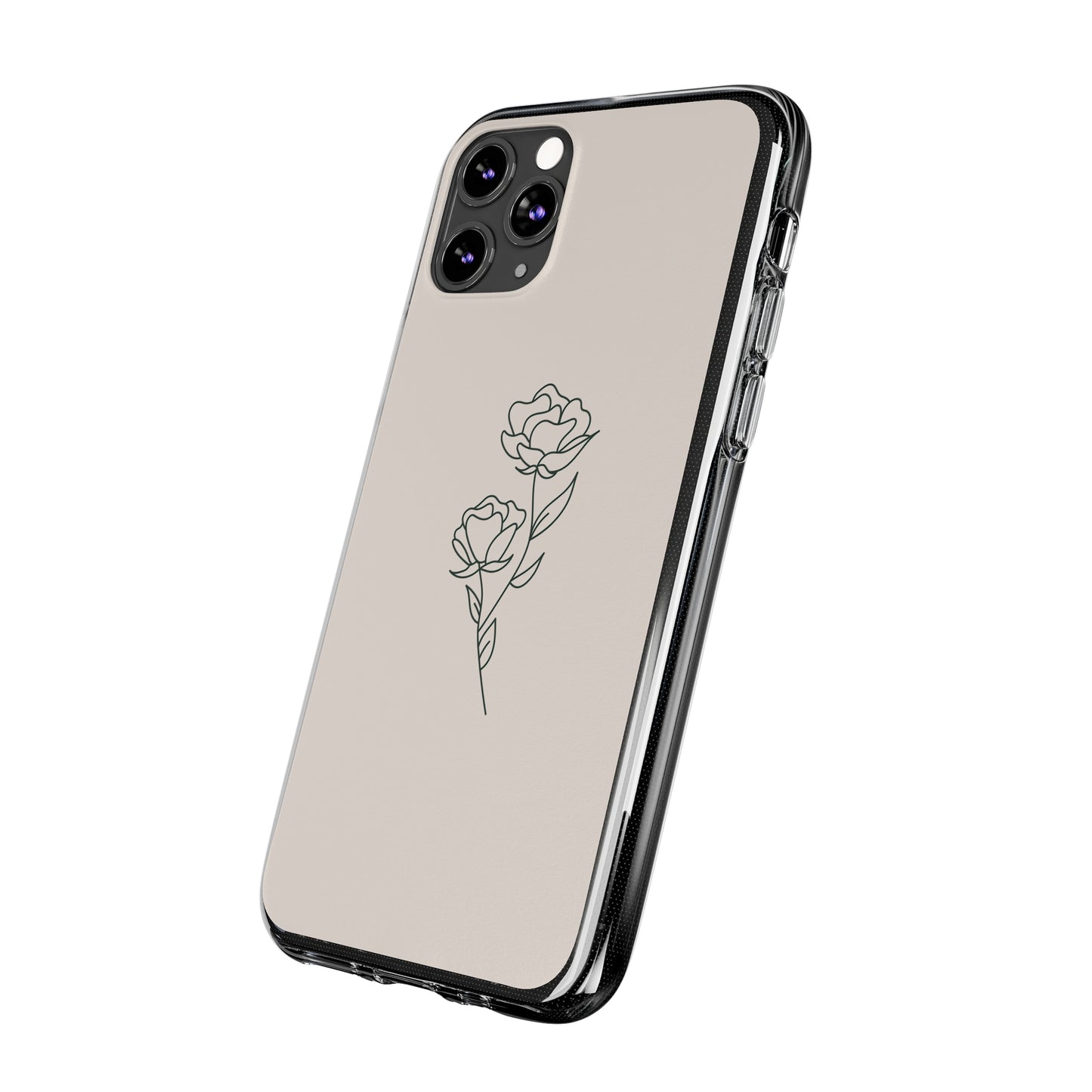 Simple Rose Phone Case | iPhone 15 Plus/ Pro, 14, 13, 12| Google Pixel 7, Pro, 5| Samsung Galaxy S23 All Major Phone Models