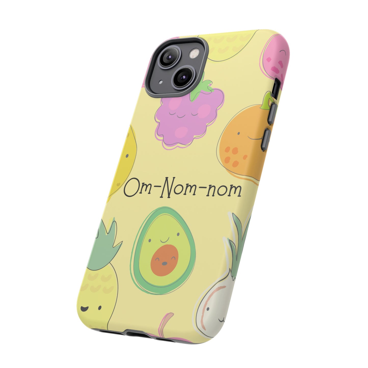 Om-Nom-Nom Phone Case | iPhone 15 Plus/ Pro, 14, 13, 12| Google Pixel 7, Pro, 5| Samsung Galaxy S23 All Major Phone Models