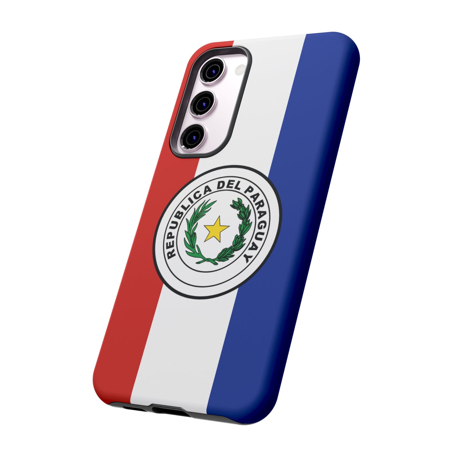 Paraguay Flag Phone Case | iPhone 15 Plus/ Pro, 14, 13, 12| Google Pixel 7, Pro, 5| Samsung Galaxy S23 All Major Phone Models