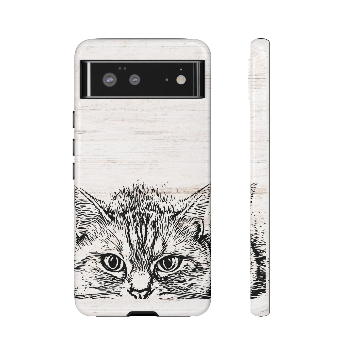 Close- Up Cat Wallpaper Phone Case | iPhone 15 Plus/ Pro, 14, 13, 12| Google Pixel 7, Pro, 5| Samsung Galaxy S23 All Major Phone Models