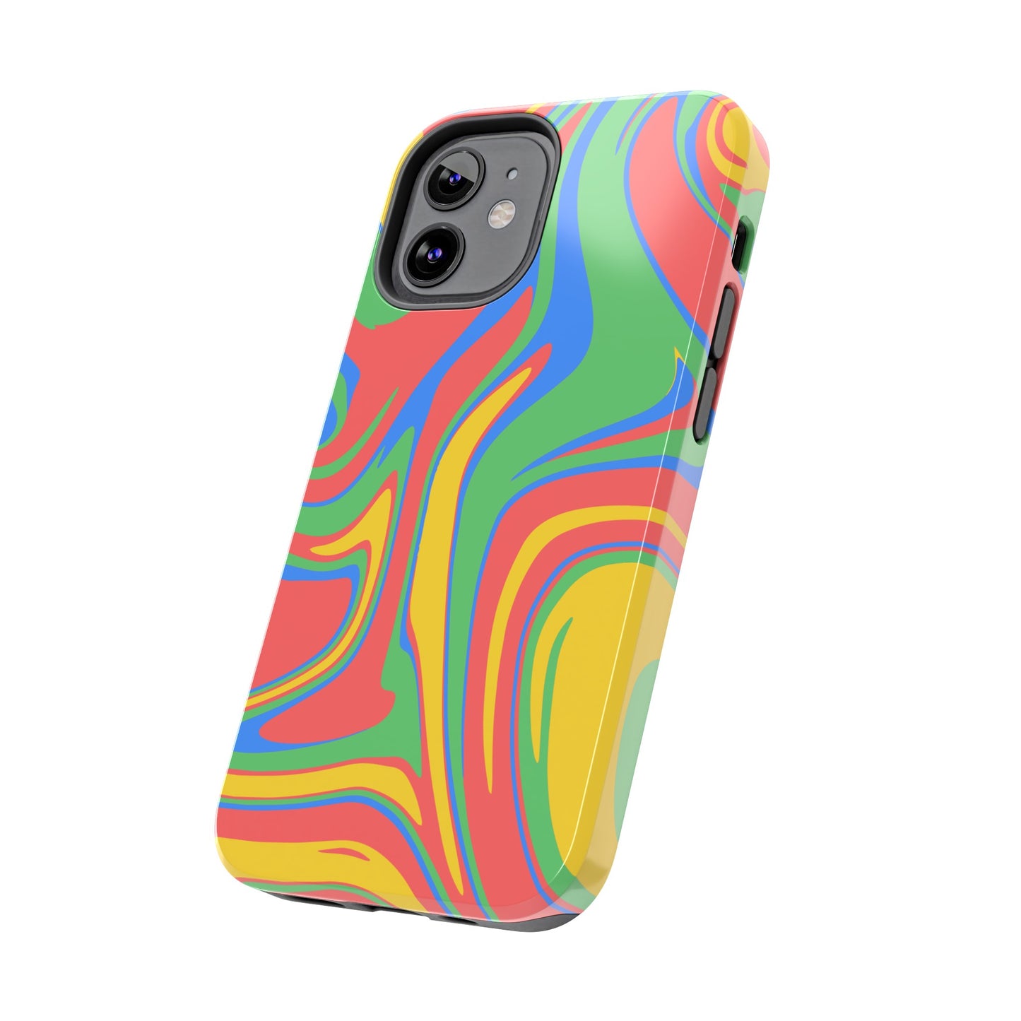 Colourful Marble Phone Case | iPhone 15 Plus/ Pro, 14, 13, 12|