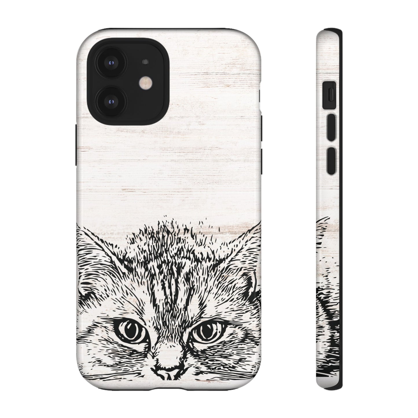 Close- Up Cat Wallpaper Phone Case | iPhone 15 Plus/ Pro, 14, 13, 12| Google Pixel 7, Pro, 5| Samsung Galaxy S23 All Major Phone Models