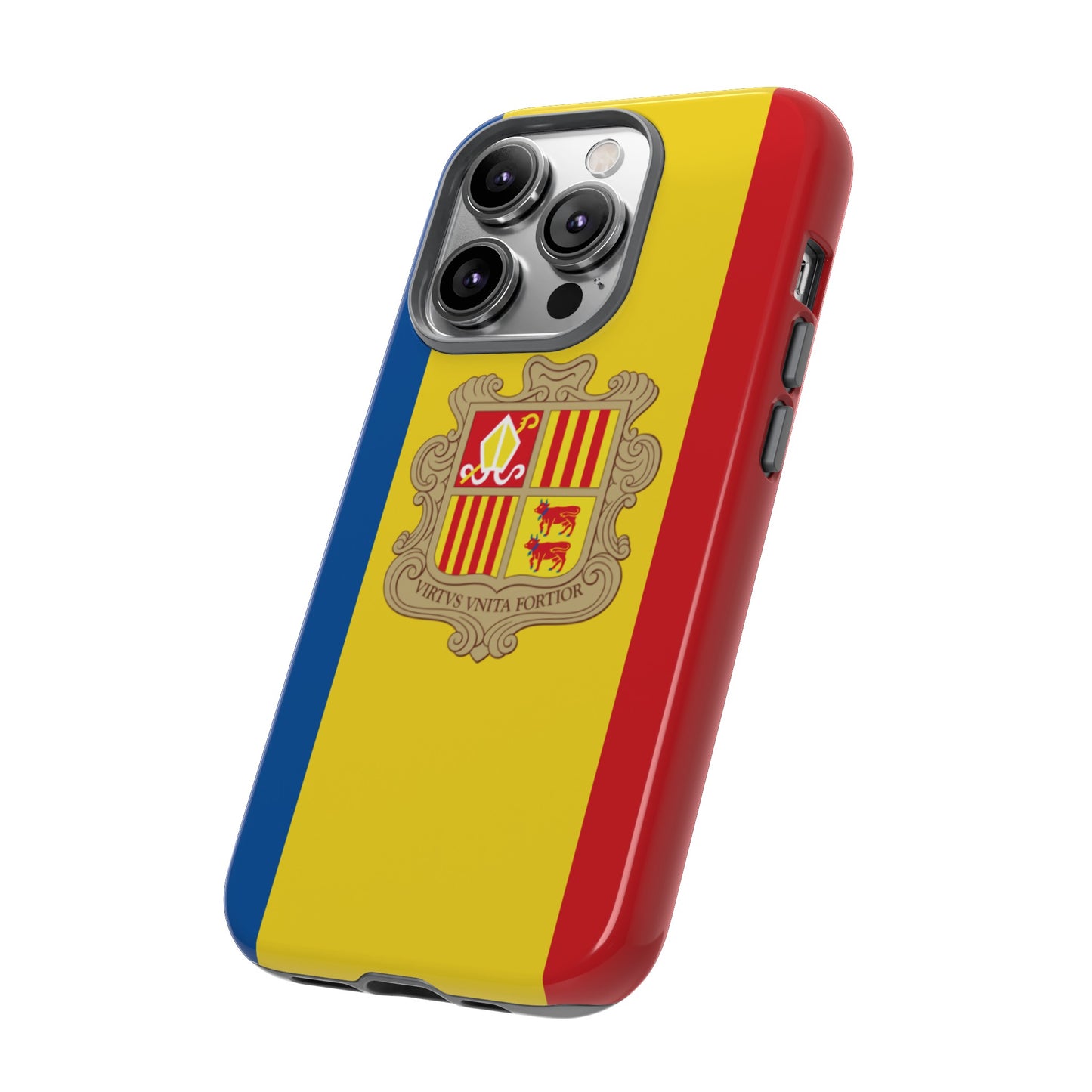 Andorra Flag Phone Case | iPhone 15 Plus/ Pro, 14, 13, 12| Google Pixel 7, Pro, 5| Samsung Galaxy S23 All Major Phone Models