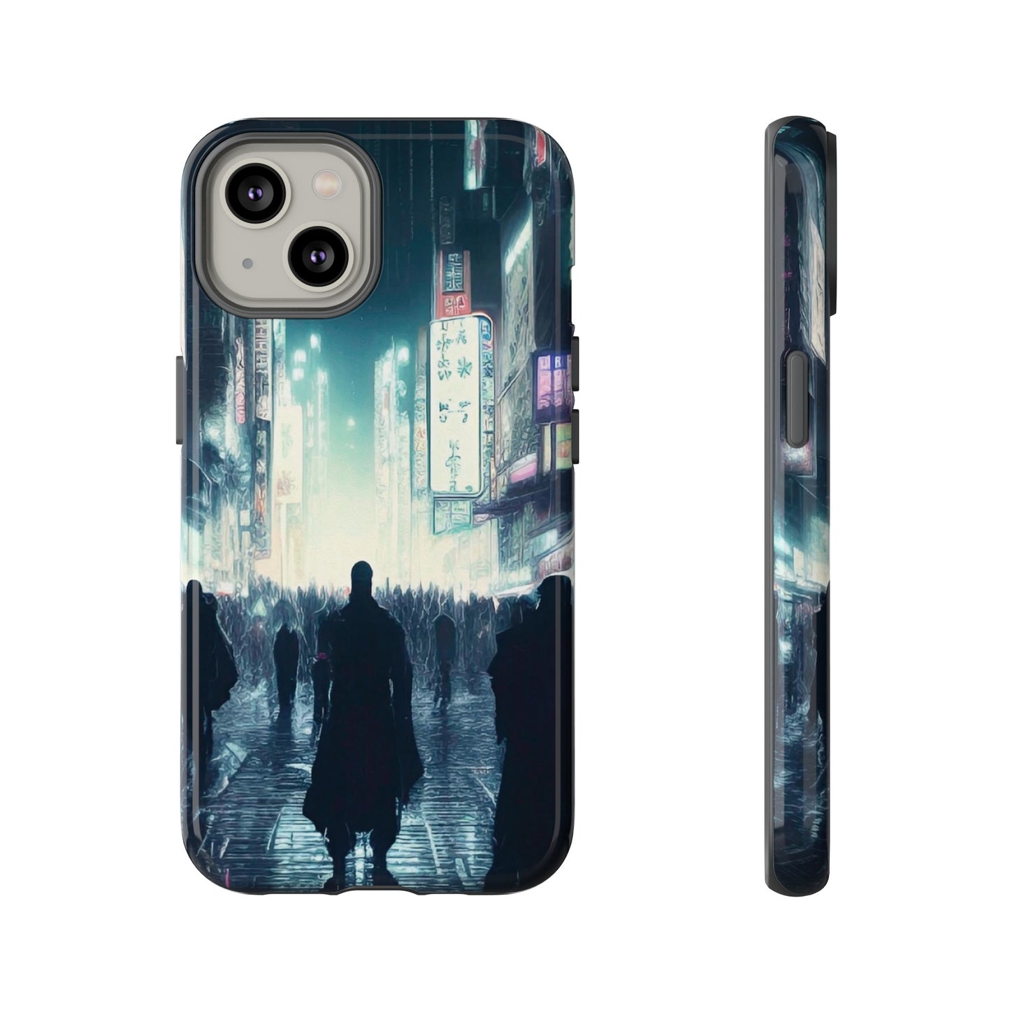 Strangers in the City Wallpaper Phone Case | iPhone 15 Plus/ Pro, 14, 13, 12| Google Pixel 7, Pro, 5| Samsung Galaxy S23 All Major Phone Models