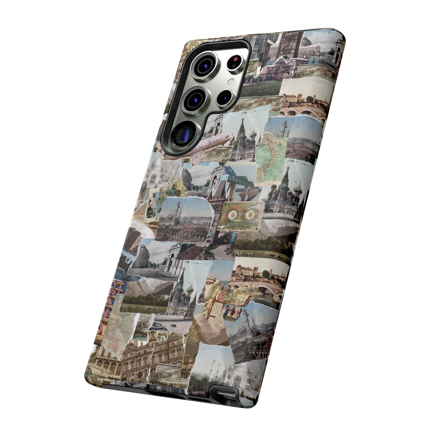 Travel Collage Wallpaper Phone Case | iPhone 15 Plus/ Pro, 14, 13, 12| Google Pixel 7, Pro, 5| Samsung Galaxy S23 All Major Phone Models