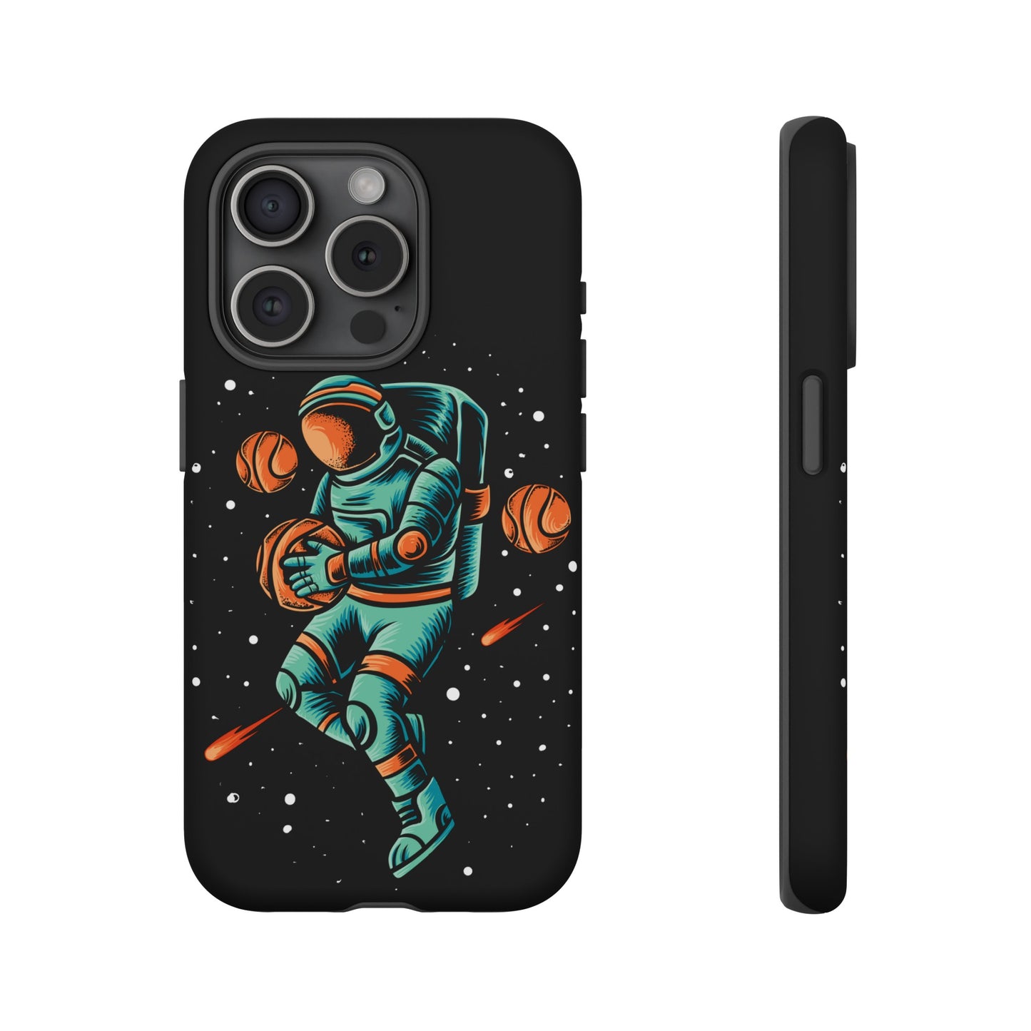 Space Basketball Phone Case | iPhone 15 Plus/ Pro, 14, 13, 12| Google Pixel 7, Pro, 5| Samsung Galaxy S23 All Major Phone Models