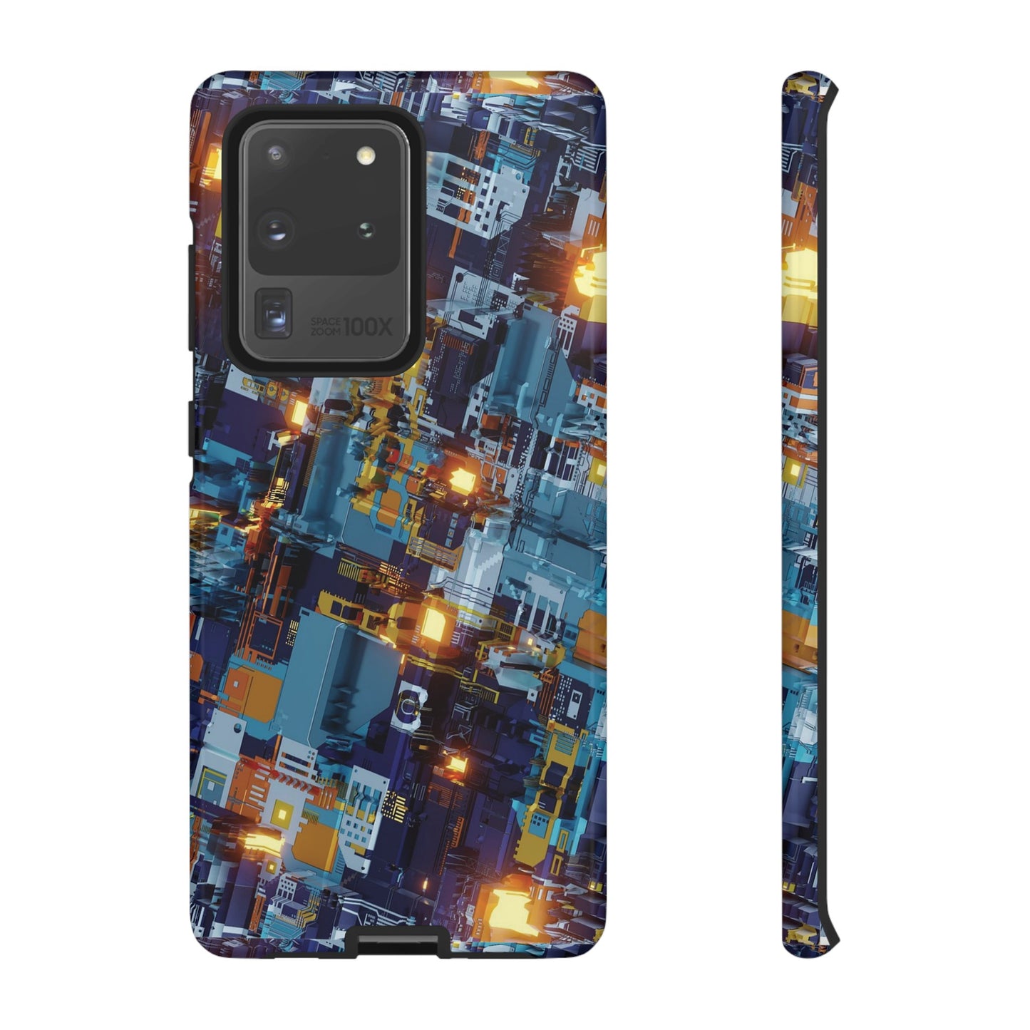 Computer Circuit Board Wallpaper Phone Case | iPhone 15 Plus/ Pro, 14, 13, 12| Google Pixel 7, Pro, 5| Samsung Galaxy S23 All Major Phone Models