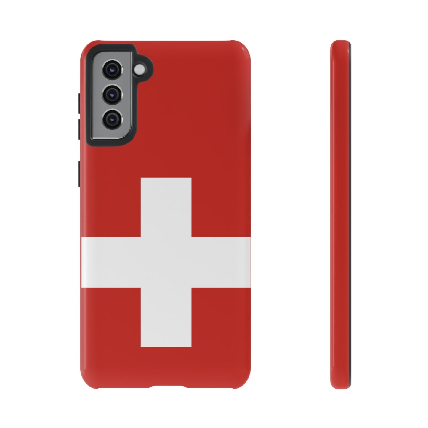 Switzerland Flag Phone Case | iPhone 15 Plus/ Pro, 14, 13, 12| Google Pixel 7, Pro, 5| Samsung Galaxy S23 All Major Phone Models