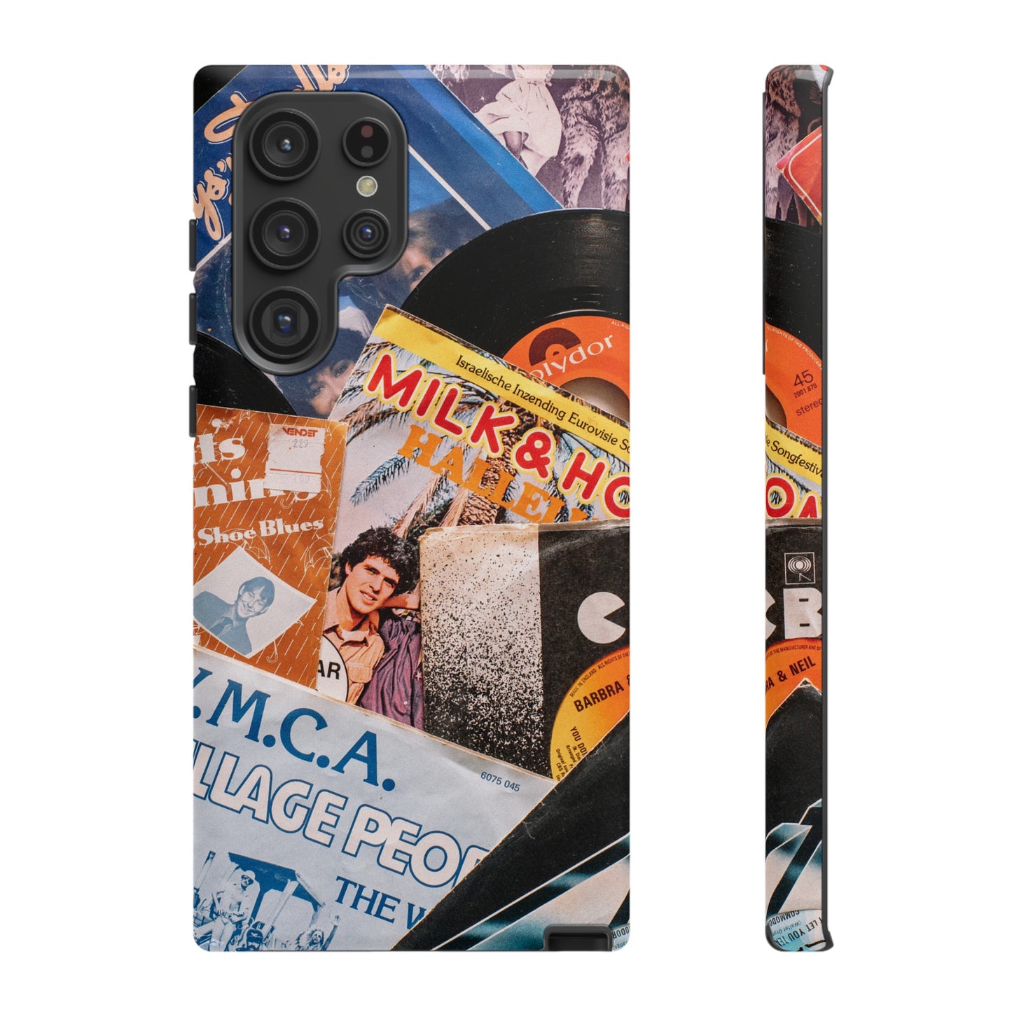 Retro Vinyl Wallpaper Phone Case | iPhone 15 Plus/ Pro, 14, 13, 12| Google Pixel 7, Pro, 5| Samsung Galaxy S23 All Major Phone Models