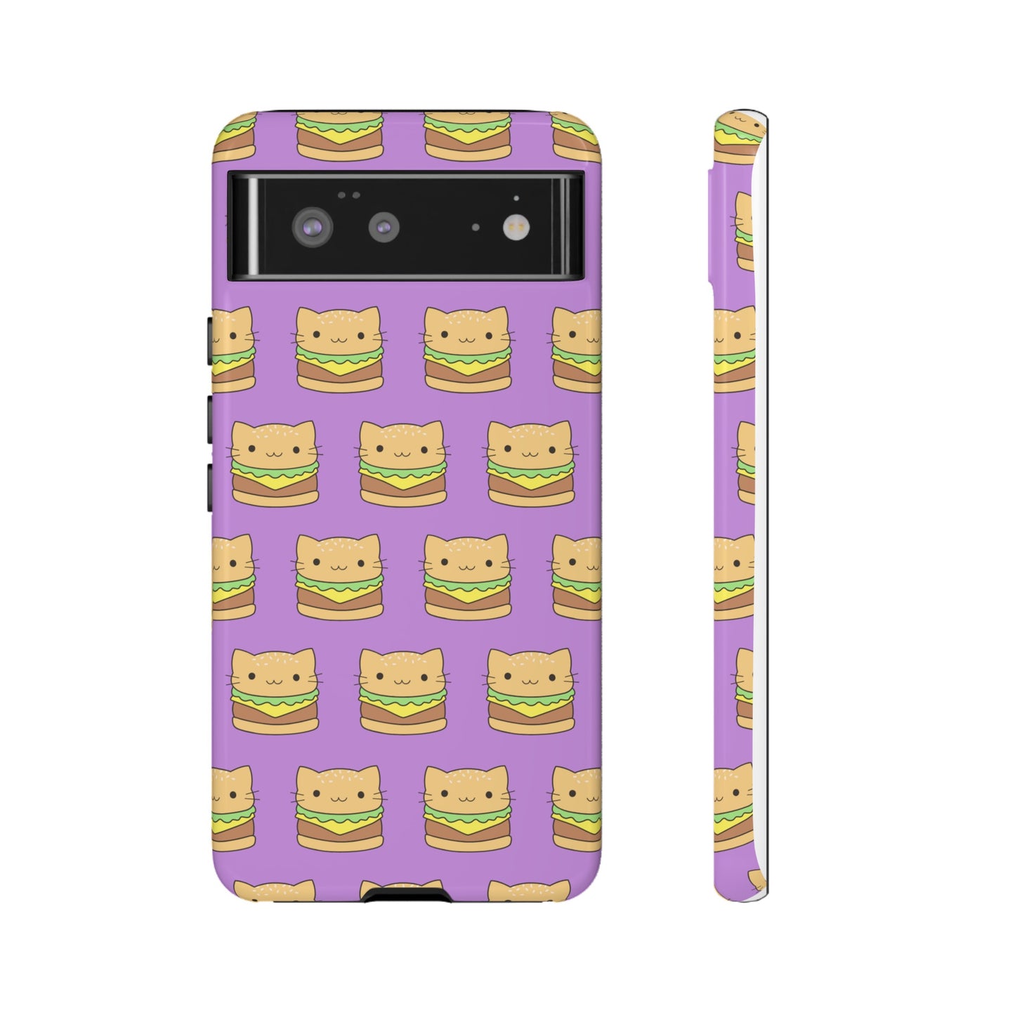 Cat Burger Phone Case | iPhone 15 Plus/ Pro, 14, 13, 12| Google Pixel 7, Pro, 5| Samsung Galaxy S23 All Major Phone Models