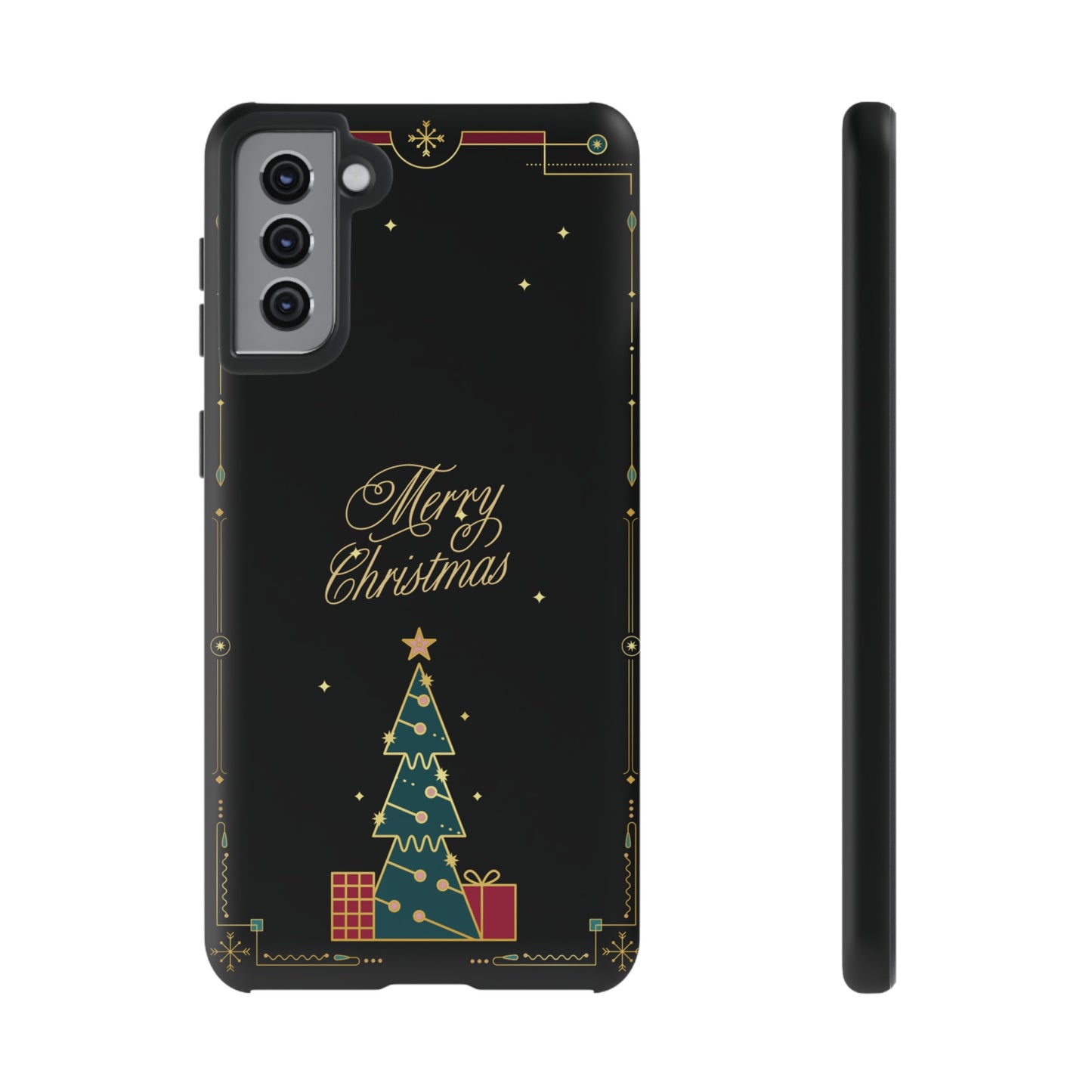 Christmas Tree Wallpaper Phone Case | iPhone 15 Plus/ Pro, 14, 13, 12| Google Pixel 7, Pro, 5| Samsung Galaxy S23 All Major Phone Models