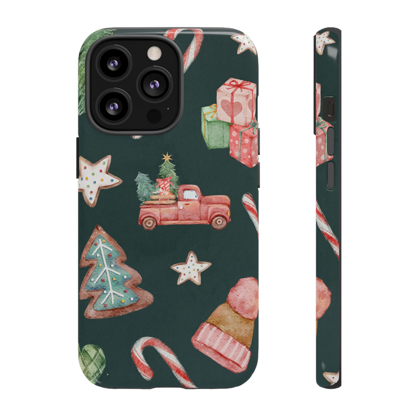 Festive Christmas Wallpaper Phone Case | iPhone 15 Plus/ Pro, 14, 13, 12| Google Pixel 7, Pro, 5| Samsung Galaxy S23 All Major Phone Models