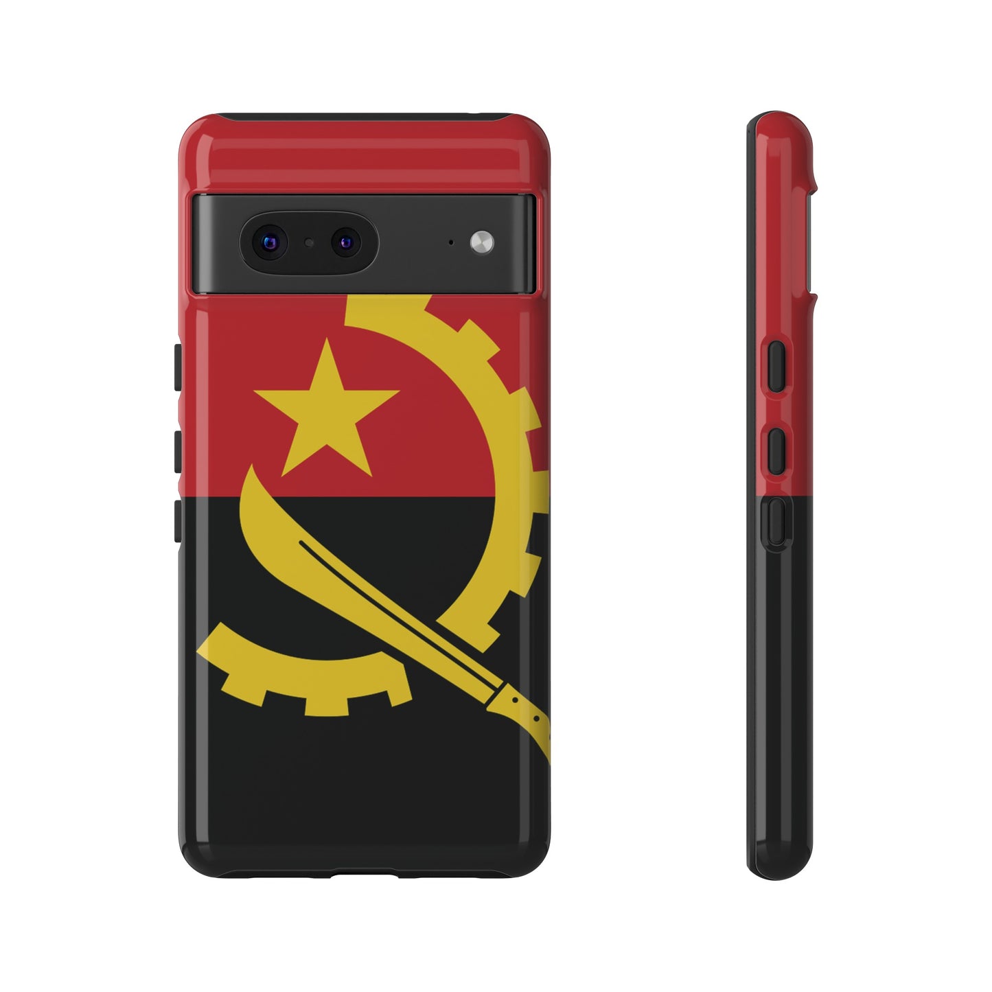 Angola Flag Phone Case | iPhone 15 Plus/ Pro, 14, 13, 12| Google Pixel 7, Pro, 5| Samsung Galaxy S23 All Major Phone Models