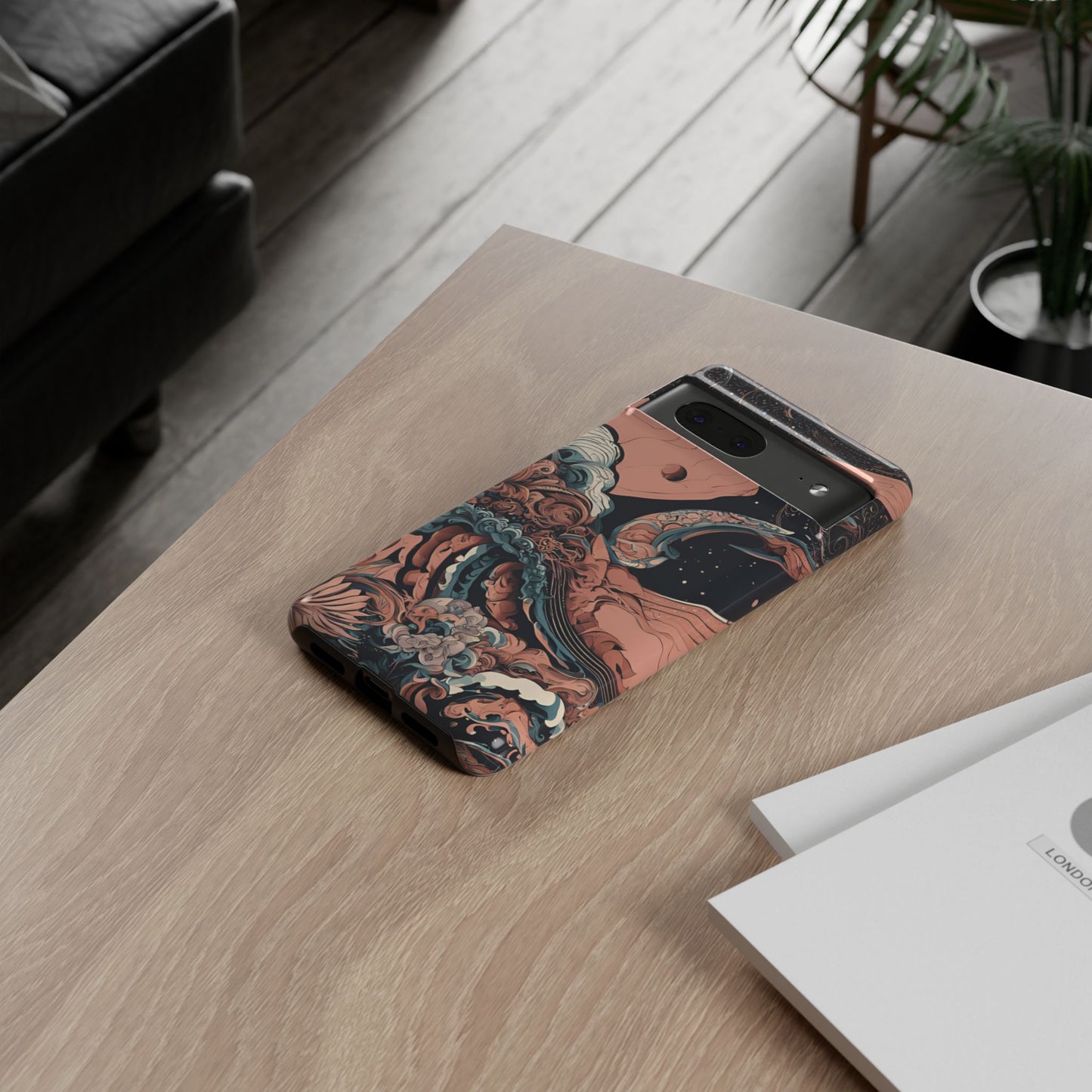 Abstract Landscape Phone Case| iPhone 15 Plus/ Pro, 14, 13, 12| Google Pixel 7, Pro, 5| Samsung Galaxy S23 All Major Phone Models