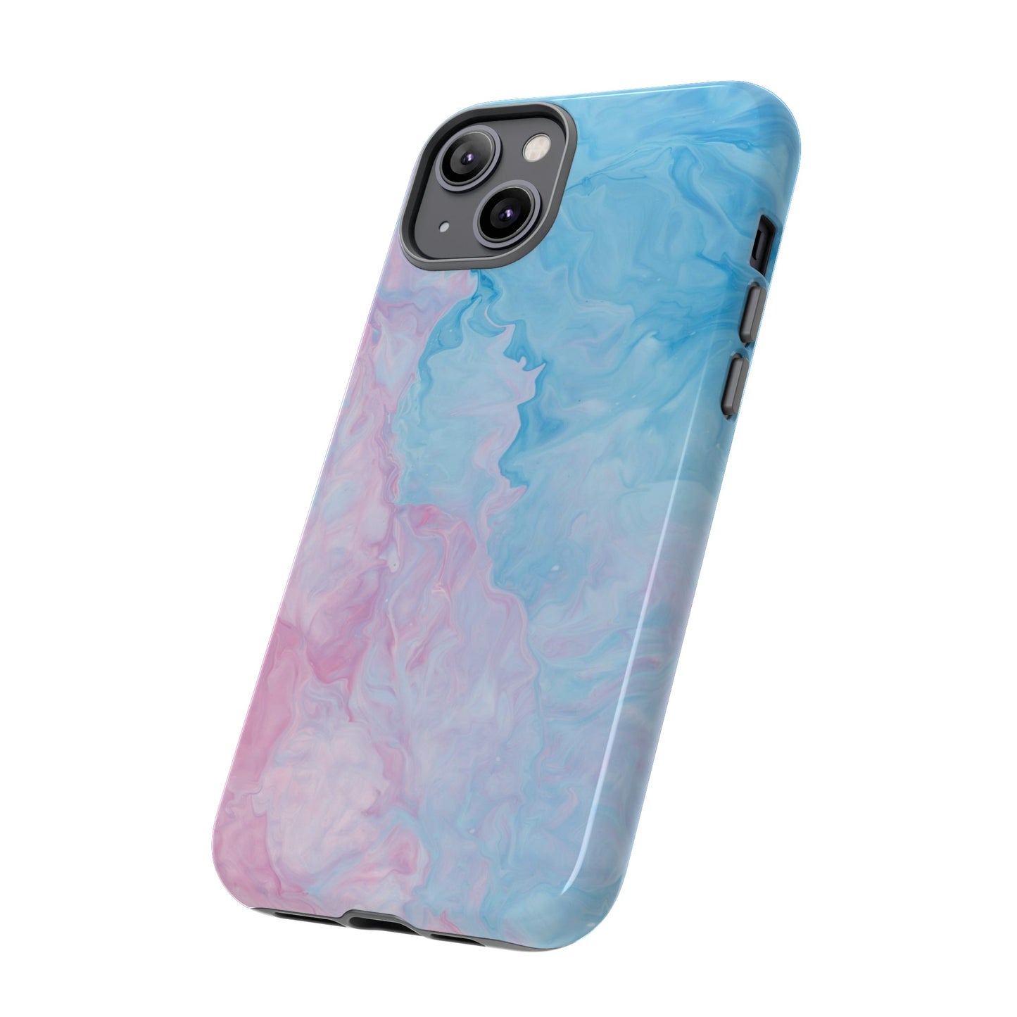 Splash of Blue & Pink Wallpaper Phone Case |iPhone 15 Plus/ Pro, 14, 13, 12|Google Pixel 7, Pro, 5|Samsung Galaxy S23 All Major Phone Models