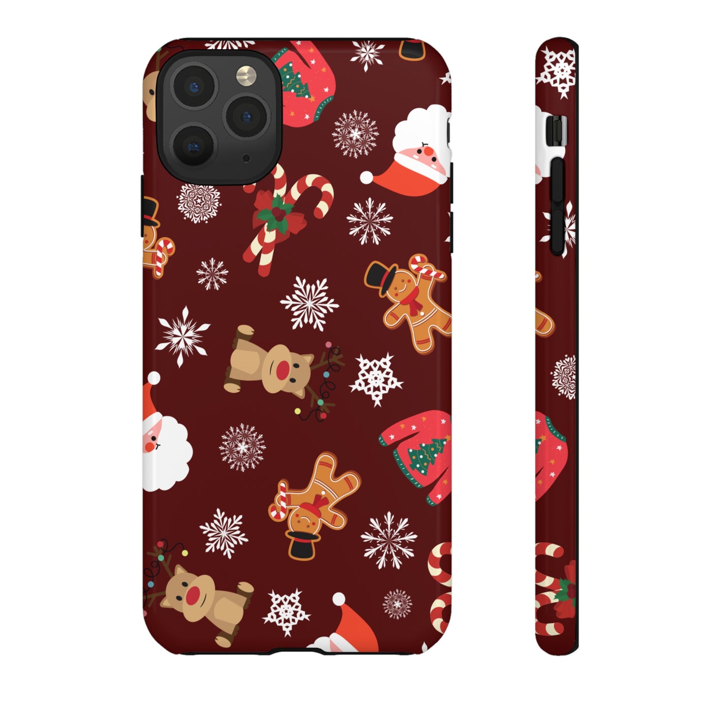 Festive Christmas Wallpaper Phone Case | iPhone 15 Plus/ Pro, 14, 13, 12| Google Pixel 7, Pro, 5| Samsung Galaxy S23 All Major Phone Models