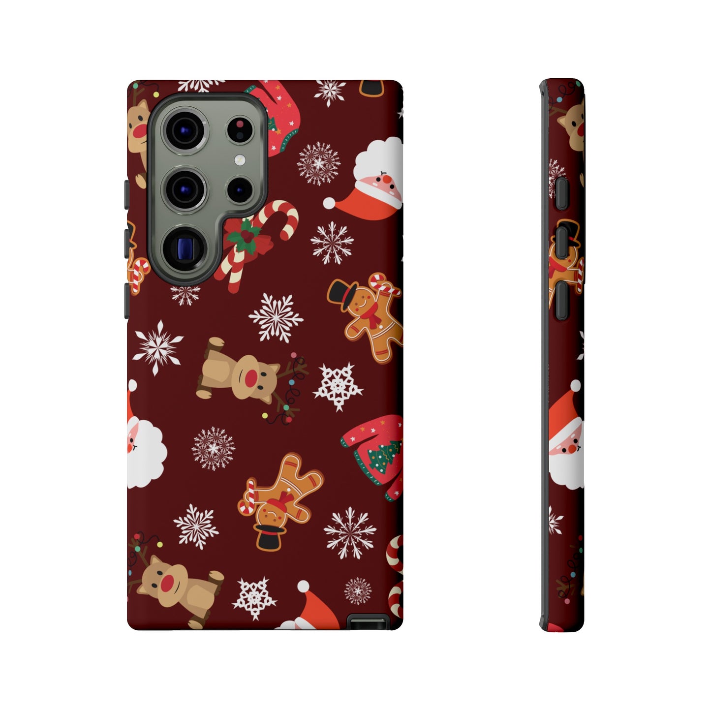 Festive Christmas Wallpaper Phone Case | iPhone 15 Plus/ Pro, 14, 13, 12| Google Pixel 7, Pro, 5| Samsung Galaxy S23 All Major Phone Models