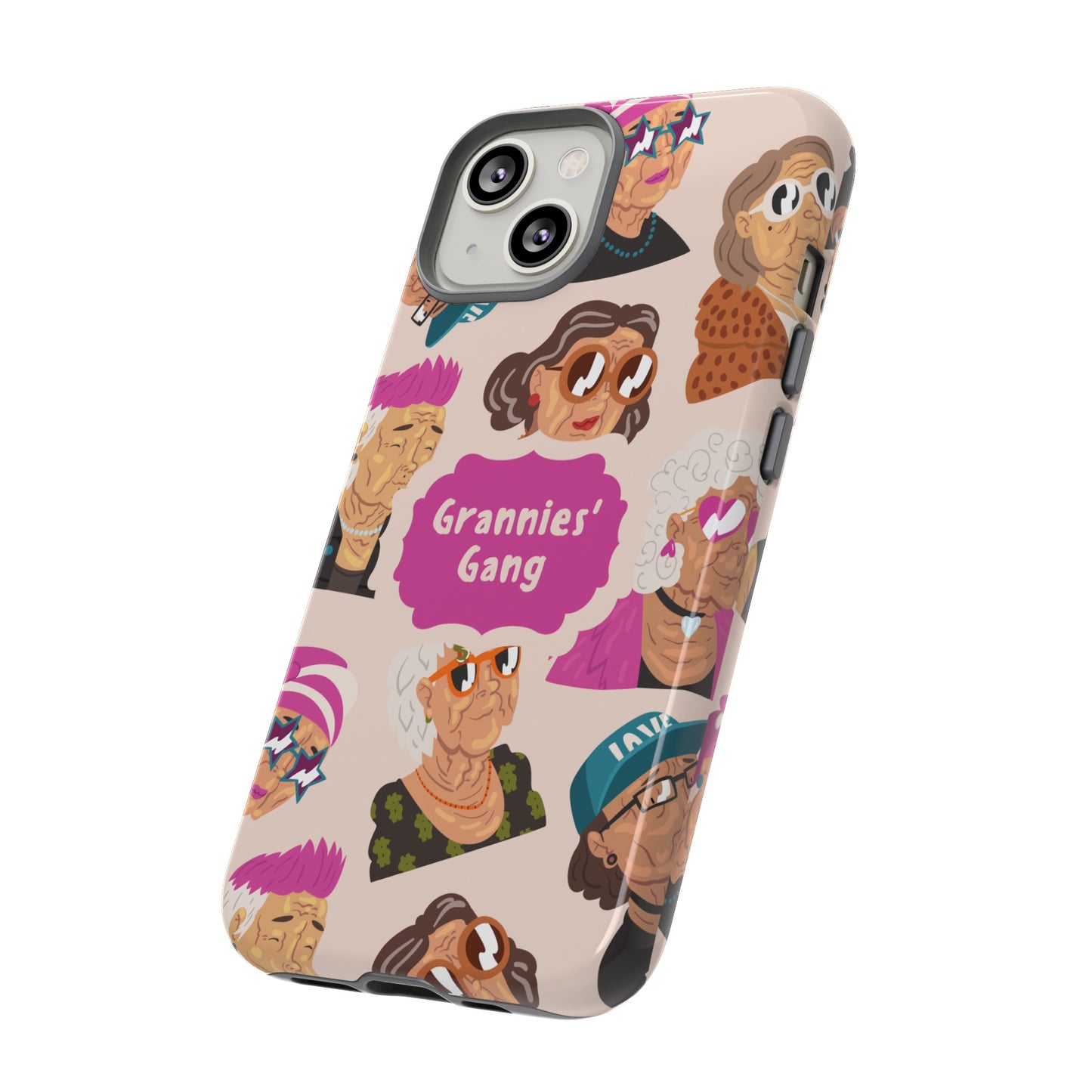 Grannies' Gang Wallpaper Phone Case | iPhone 15 Plus/ Pro, 14, 13, 12| Google Pixel 7, Pro, 5| Samsung Galaxy S23 All Major Phone Models